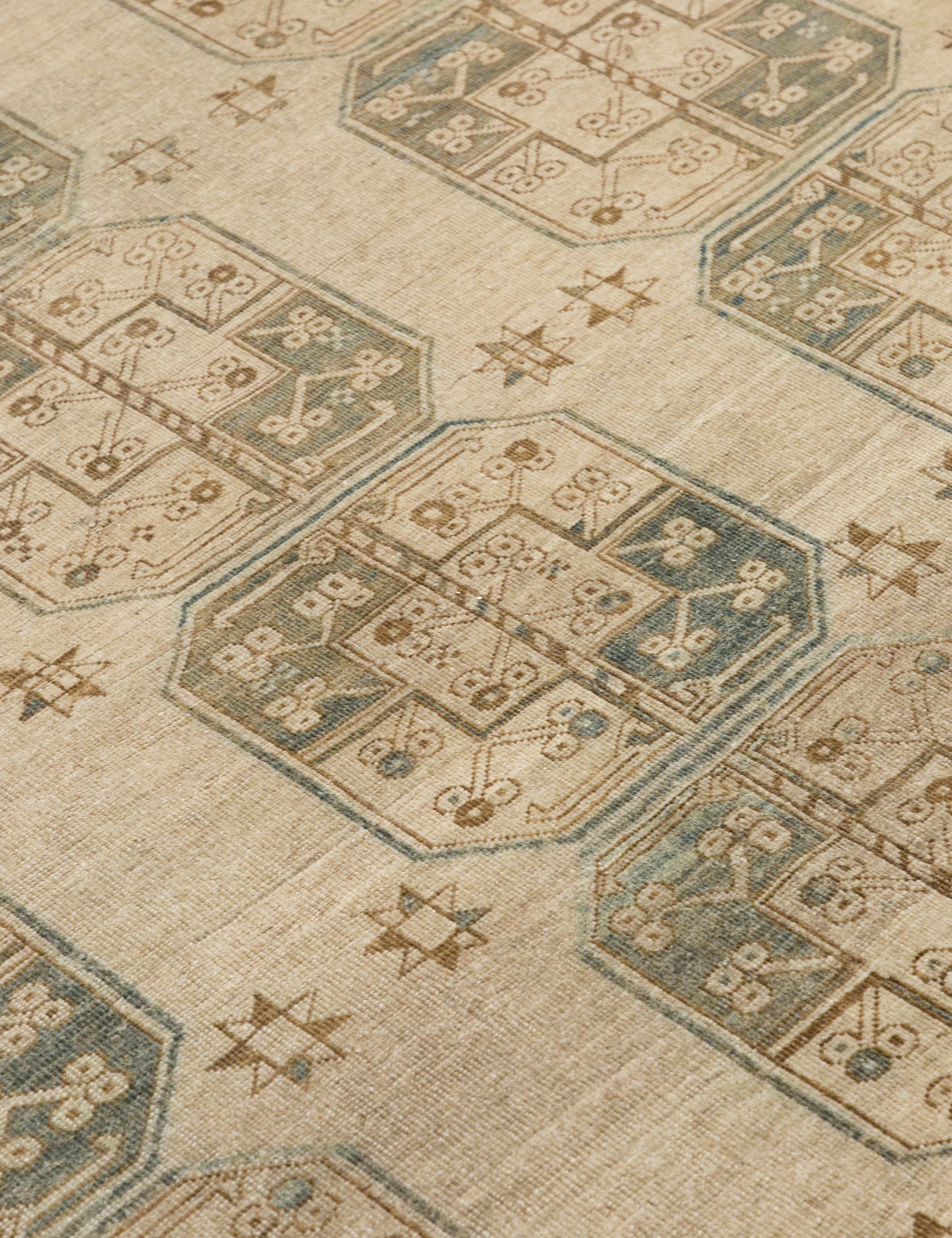Lulu and Georgia - Vintage Turkish Hand - Knotted Wool Rug No. 388, 7'10" x 10'10"