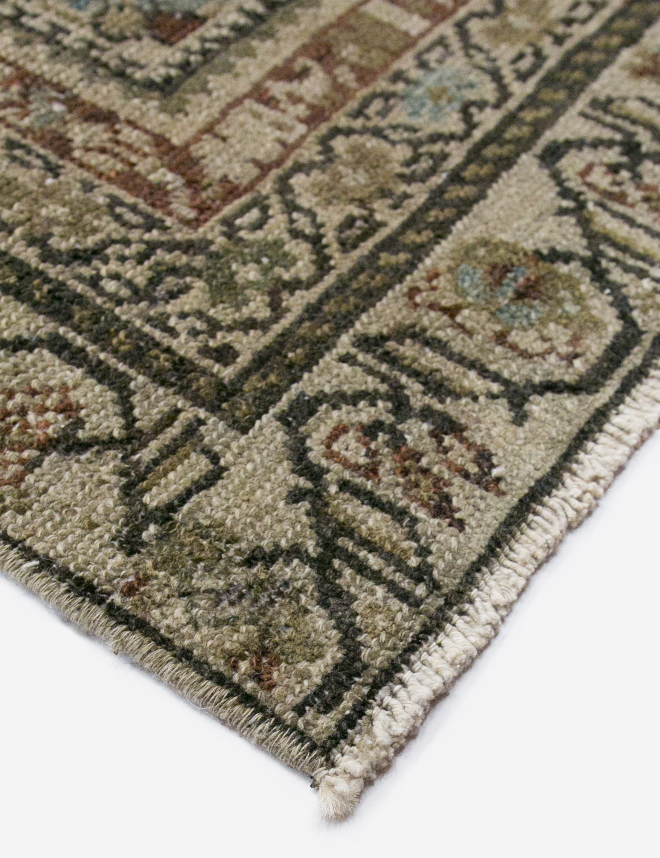 Lulu and Georgia - Vintage Turkish Hand - Knotted Wool Rug No. 373, 5'5" x 14'10"