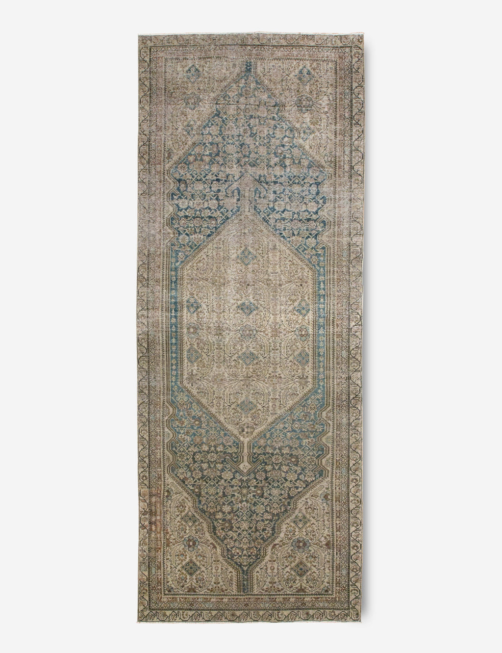 Lulu and Georgia - Vintage Turkish Hand - Knotted Wool Rug No. 373, 5'5" x 14'10"