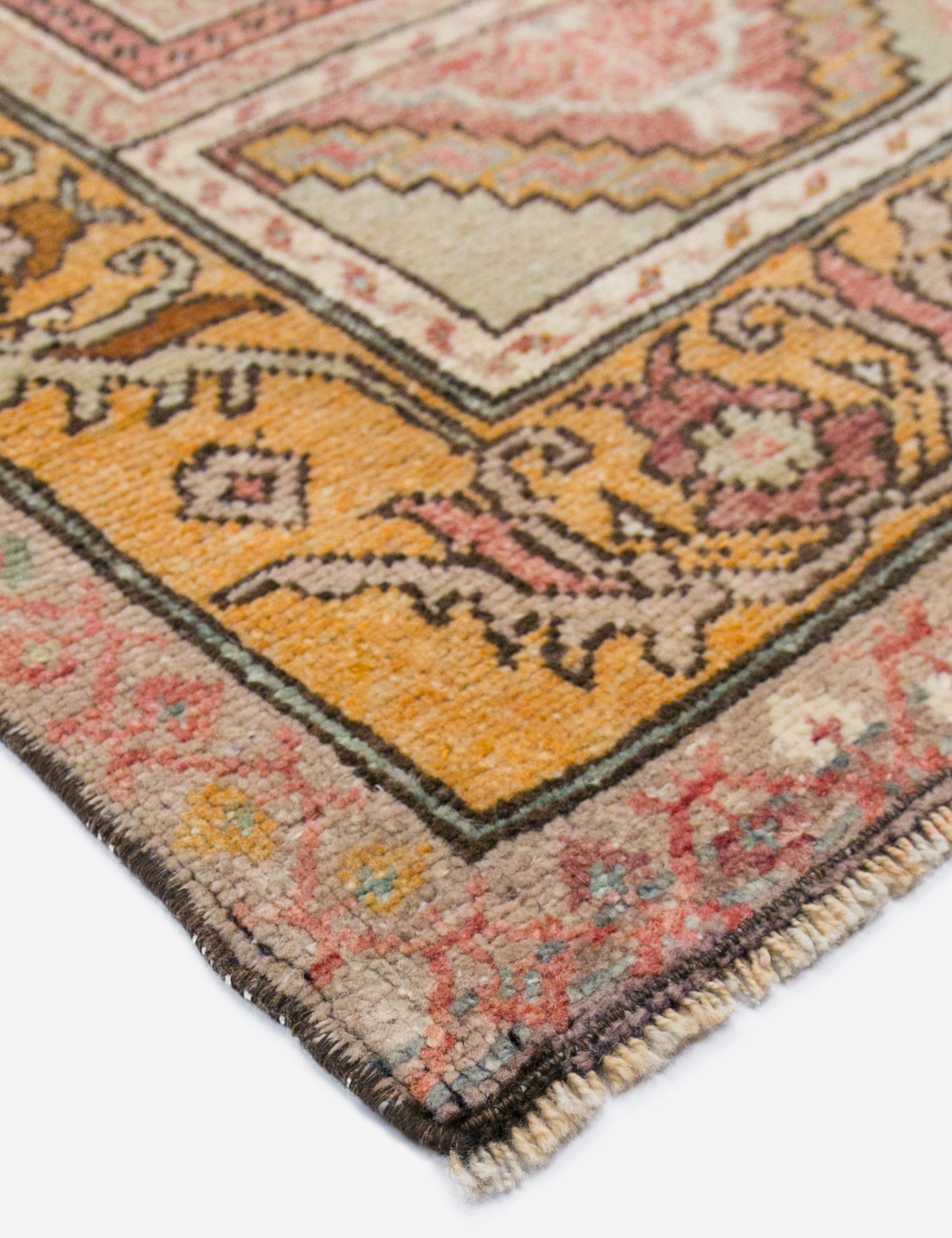 Lulu and Georgia - Vintage Turkish Hand - Knotted Wool Rug No. 406, 5'3" x 10'