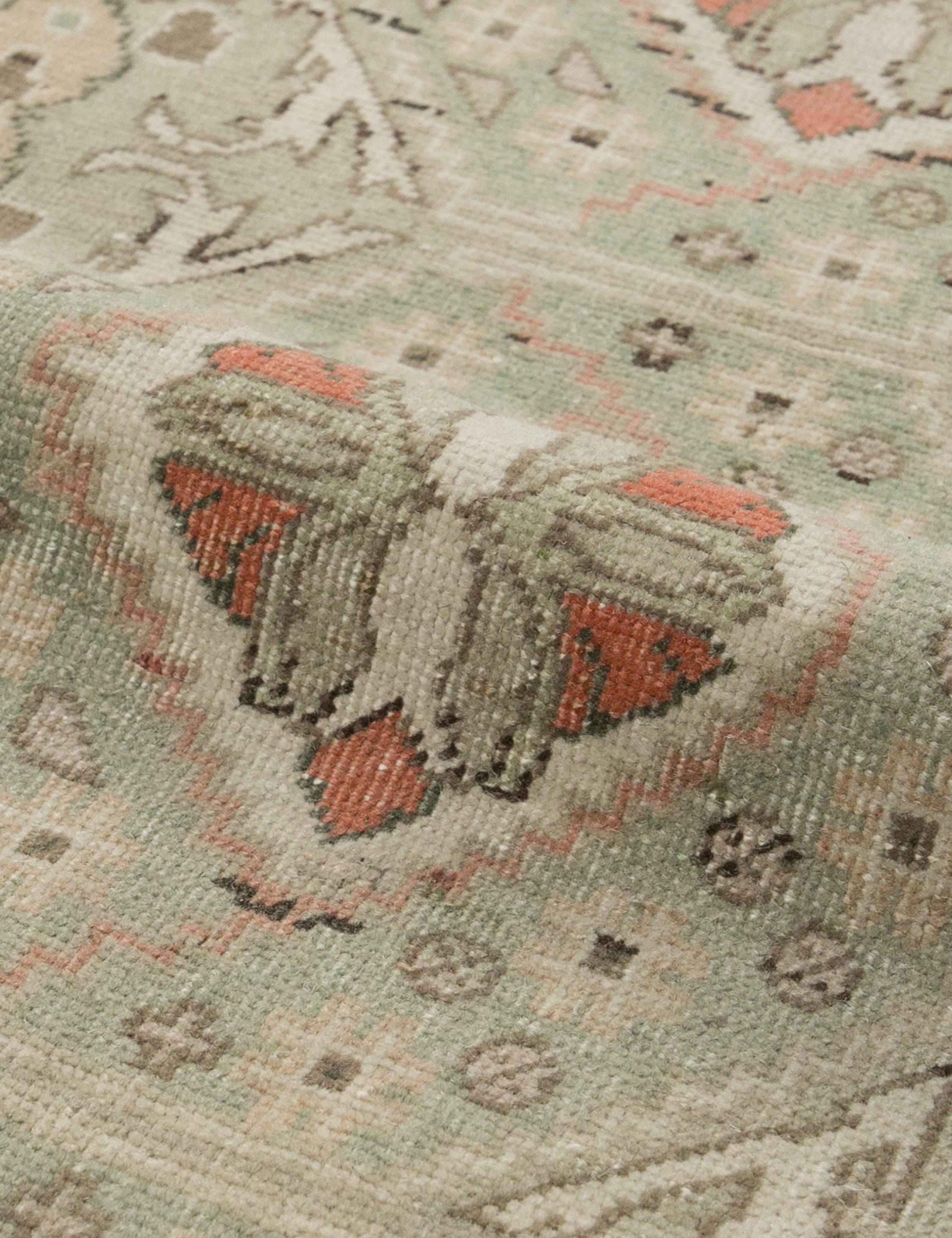 Lulu and Georgia - Vintage Turkish Hand - Knotted Wool Rug No. 408, 4' x 6'9"