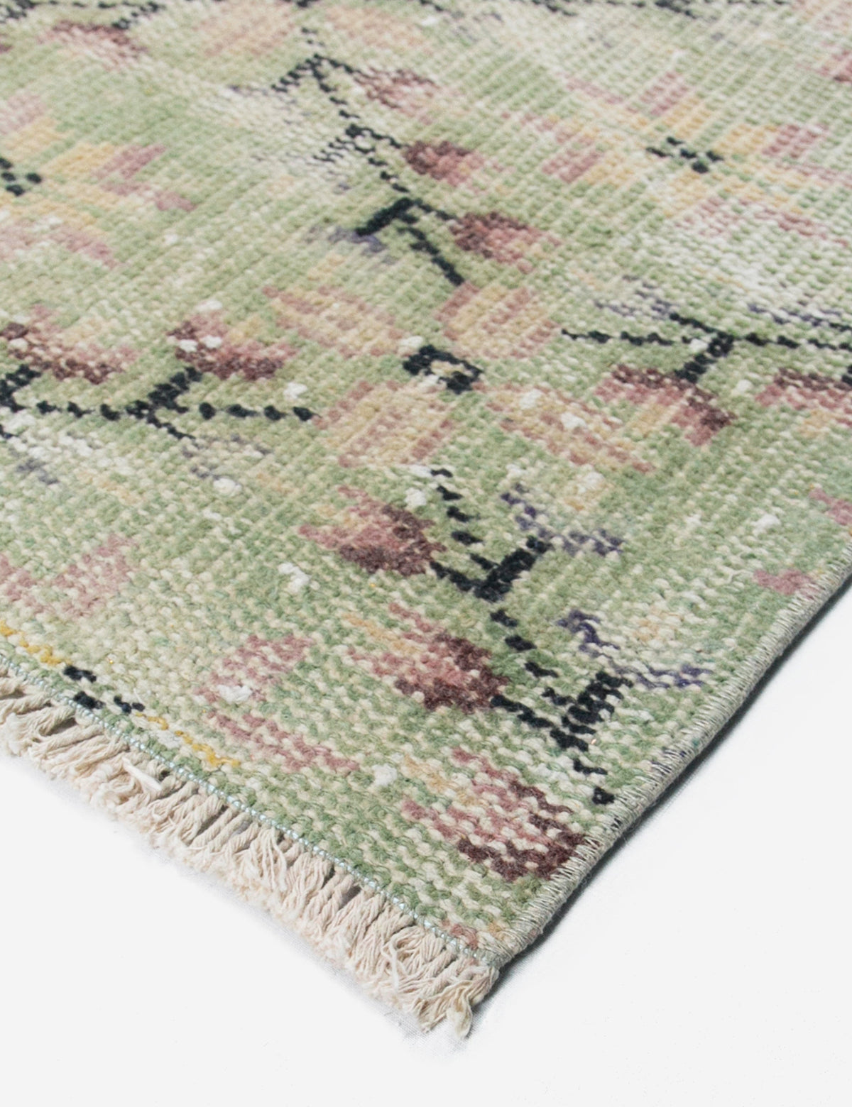 Lulu and Georgia - Vintage Turkish Hand - Knotted Wool Runner Rug No. 230, 2'4" x 7'1"