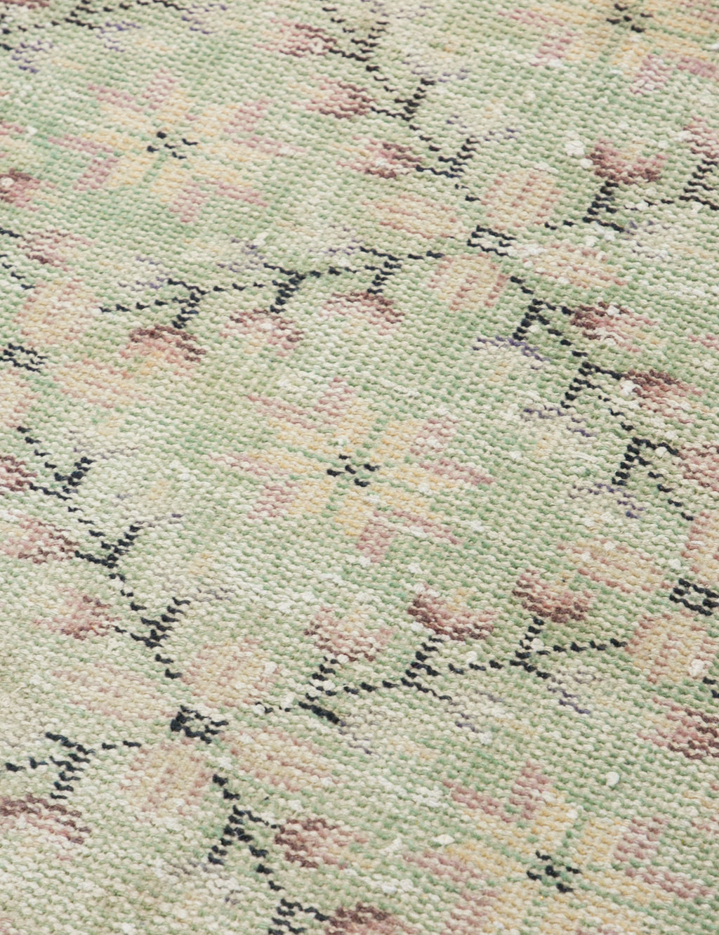 Lulu and Georgia - Vintage Turkish Hand - Knotted Wool Runner Rug No. 230, 2'4" x 7'1"