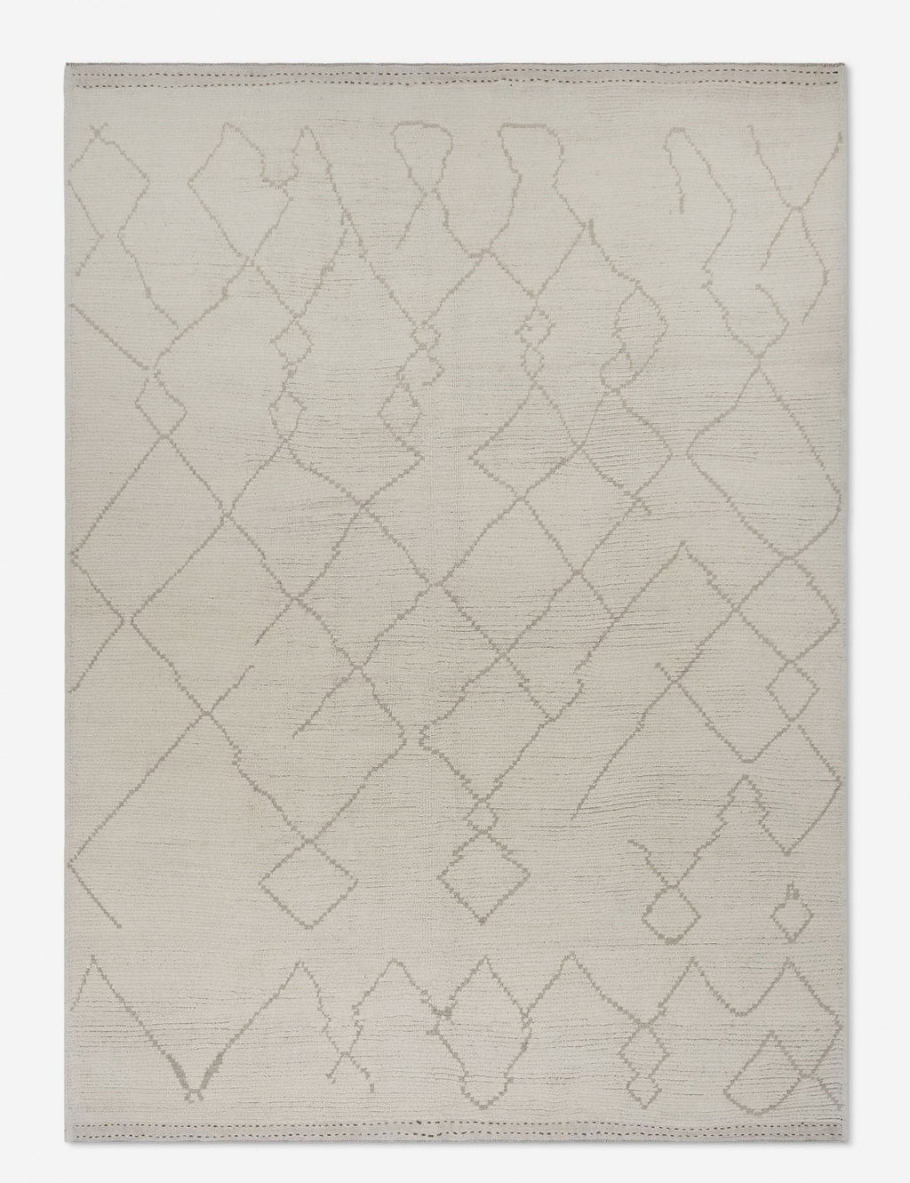 Lulu and Georgia - Vintage Turkish Hand - Knotted Wool Rug No. 399, 8'1" x 10'8"