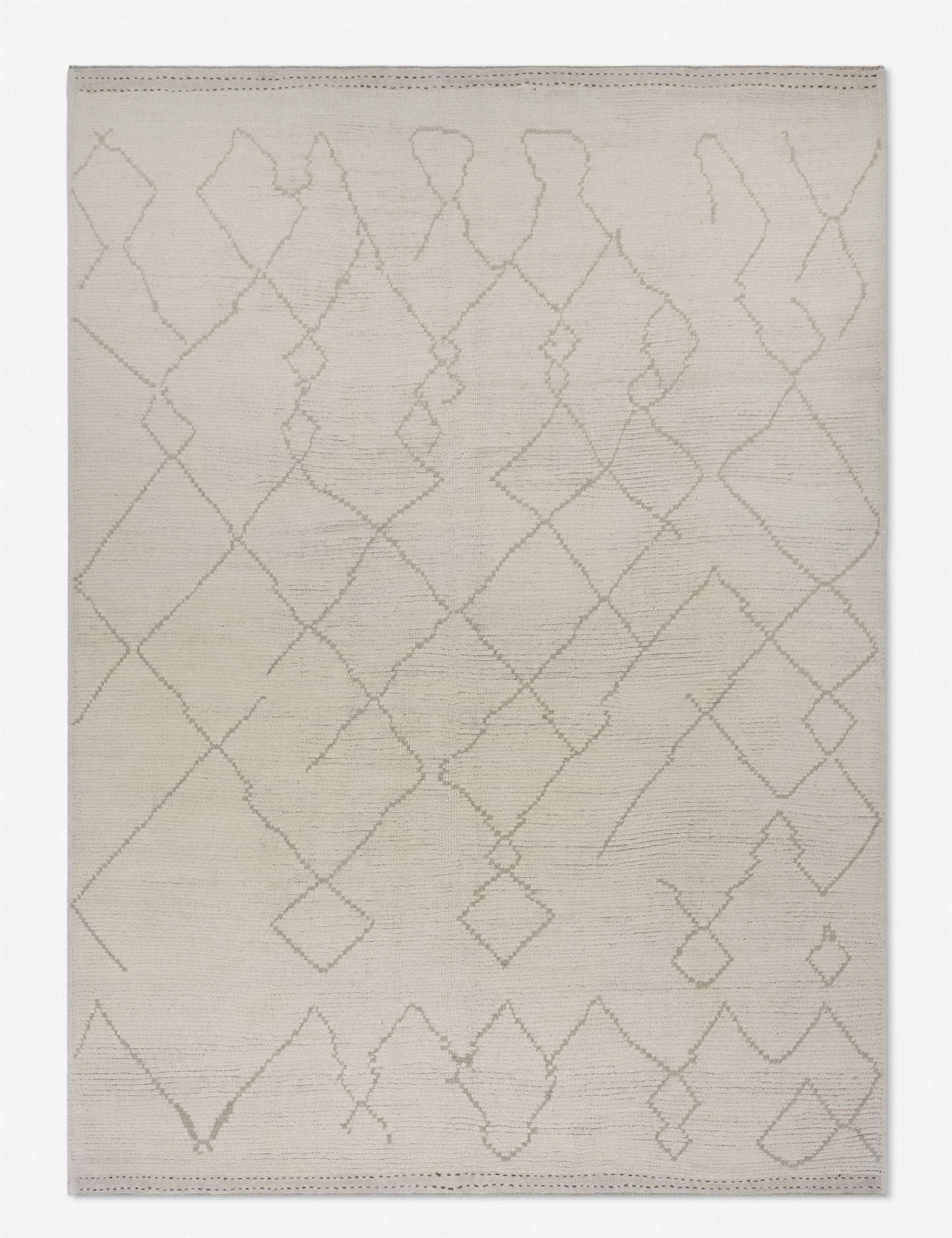 Lulu and Georgia - Vintage Turkish Hand - Knotted Wool Rug No. 399, 8'1" x 10'8"