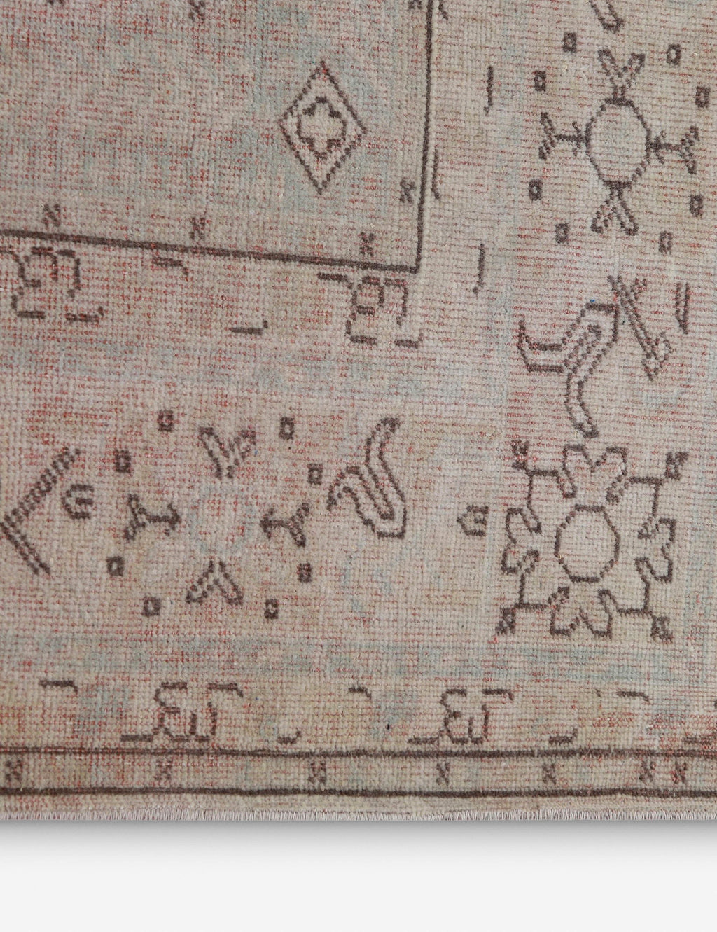Lulu and Georgia - Vintage Turkish Hand - Knotted Wool Rug No. 404, 6' x 8'7"