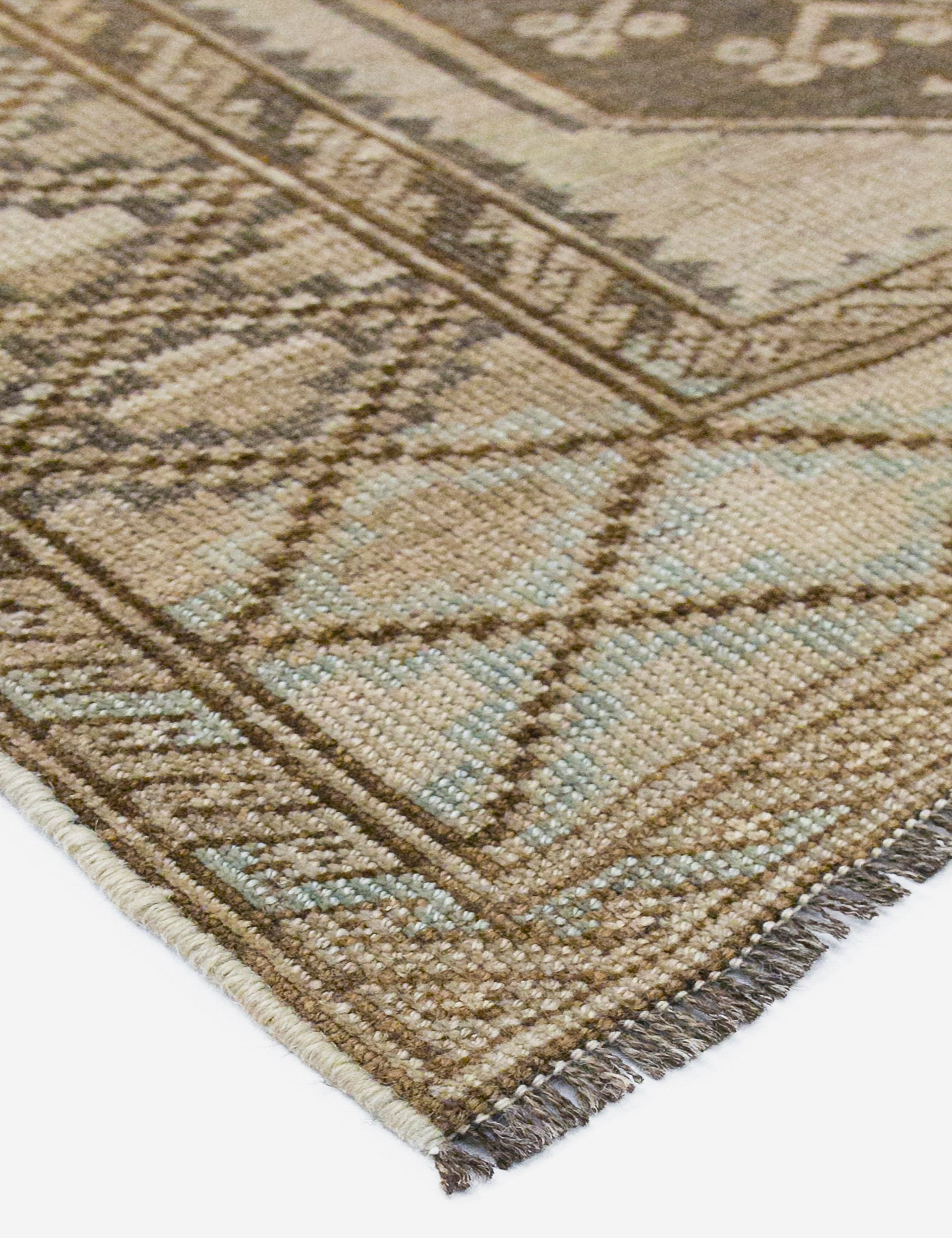 Lulu and Georgia - Vintage Turkish Hand - Knotted Wool Rug No. 438, 6'5" x 12'1"