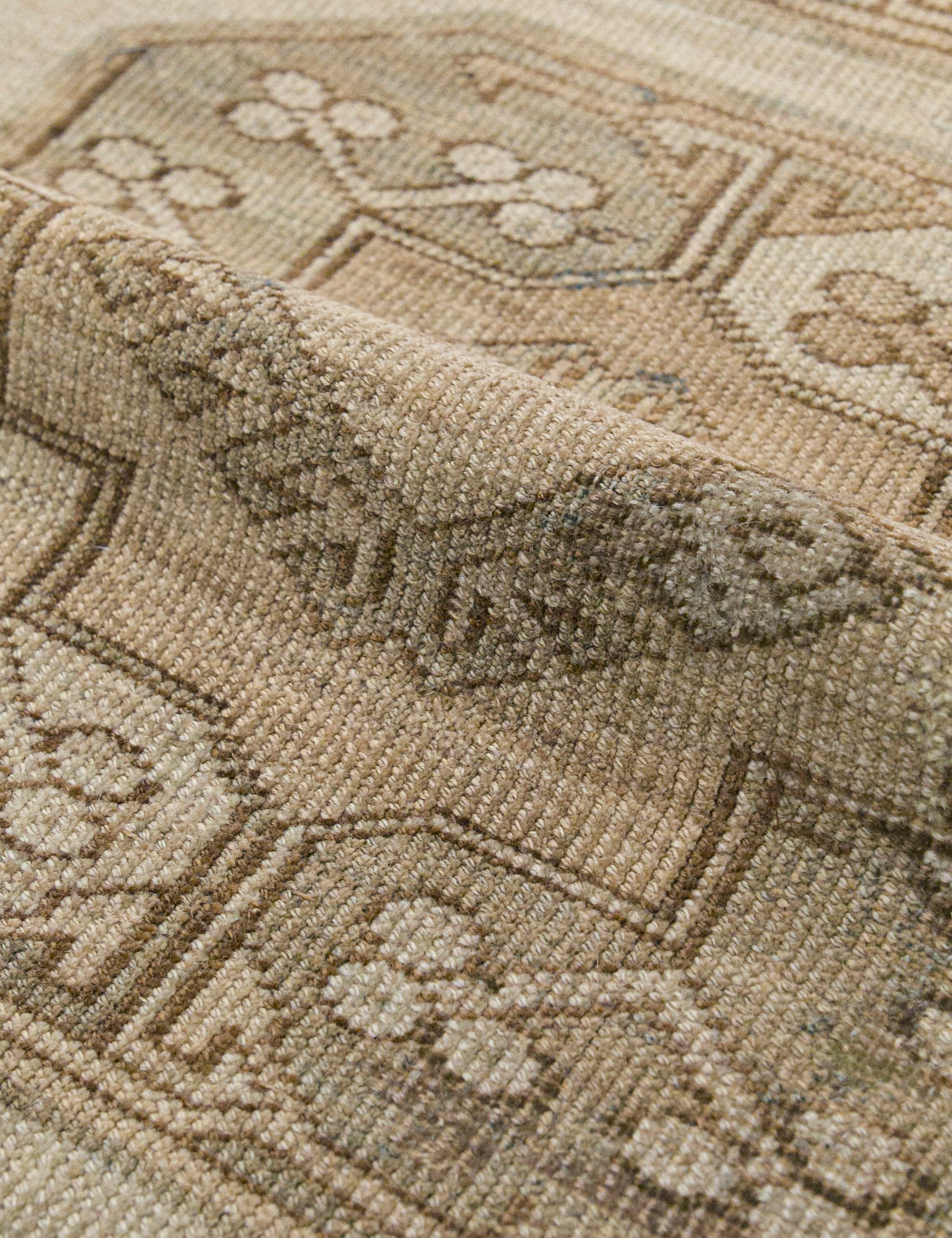 Lulu and Georgia - Vintage Turkish Hand - Knotted Wool Rug No. 438, 6'5" x 12'1"