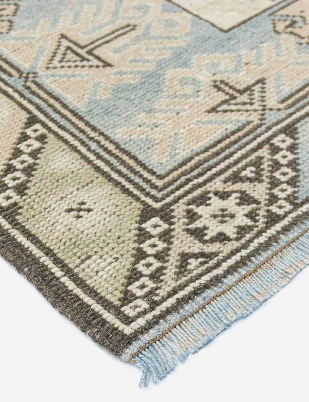 Lulu and Georgia - Vintage Turkish Hand - Knotted Wool Rug No. 439, 6'4" x 9'1"
