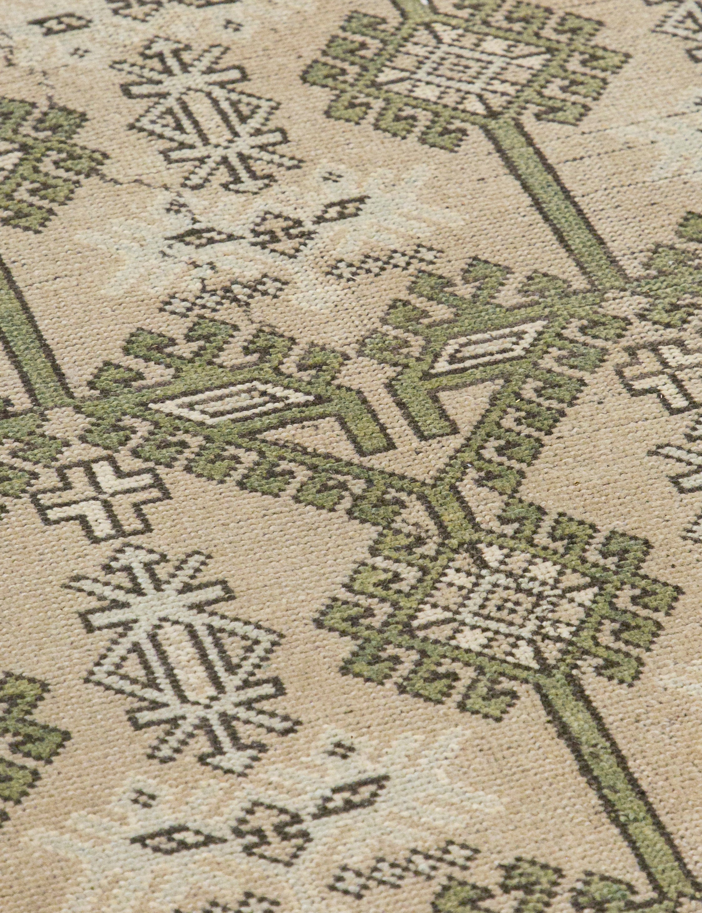 Lulu and Georgia - Vintage Turkish Hand - Knotted Wool Rug No. 439, 6'4" x 9'1"