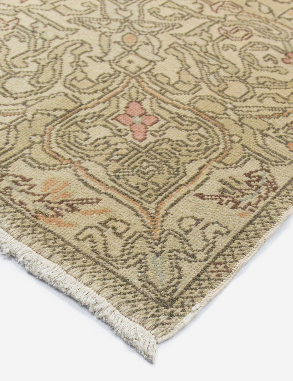 Lulu and Georgia - Vintage Turkish Hand - Knotted Wool Rug No. 440, 6'7" x 9'7"