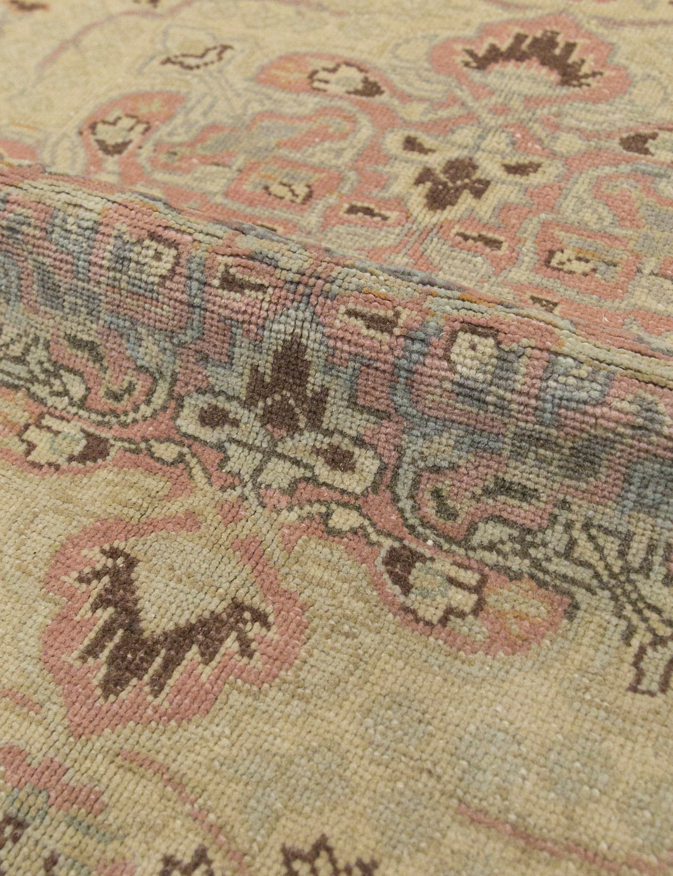 Lulu and Georgia - Vintage Turkish Hand - Knotted Wool Rug No. 440, 6'7" x 9'7"