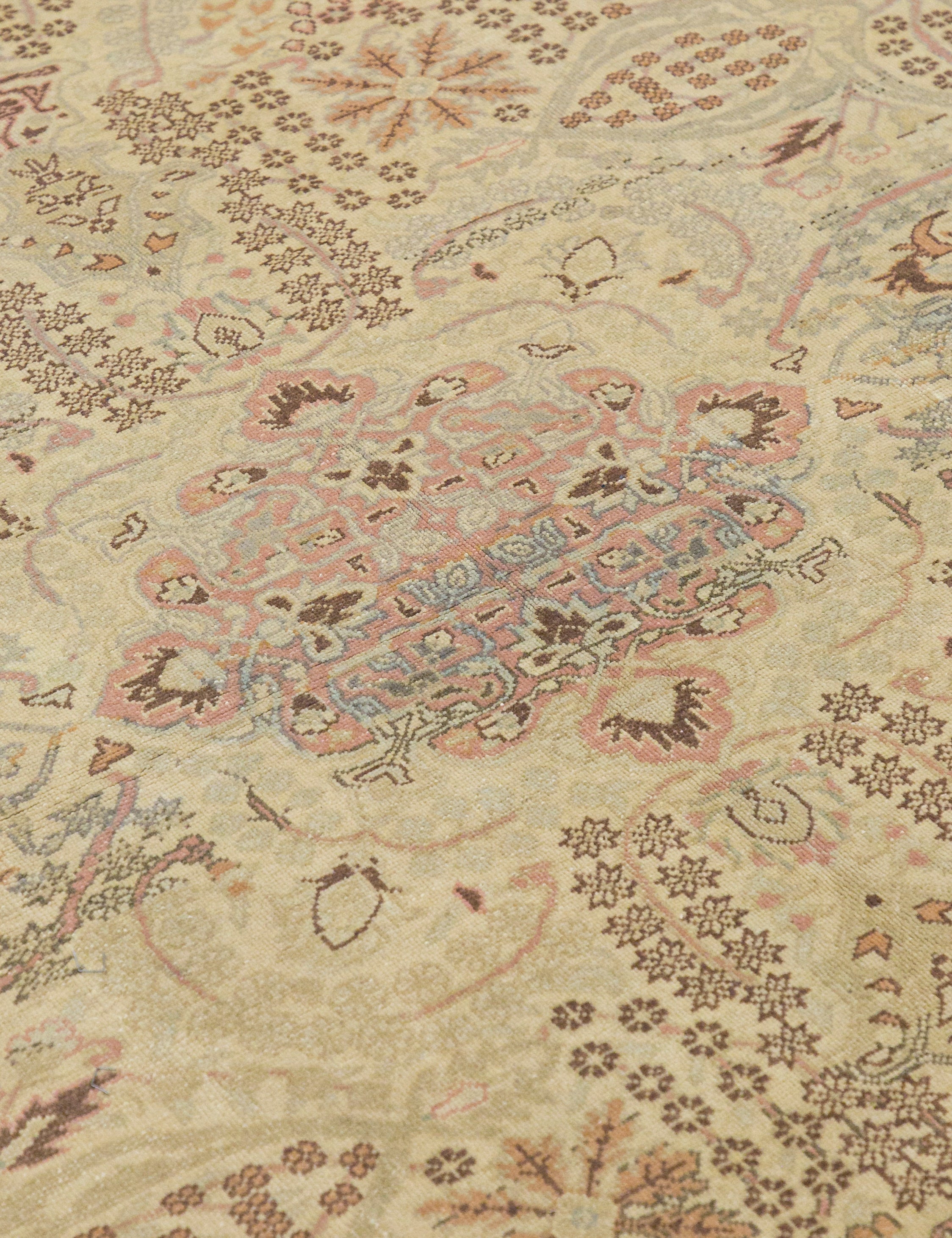 Lulu and Georgia - Vintage Turkish Hand - Knotted Wool Rug No. 440, 6'7" x 9'7"