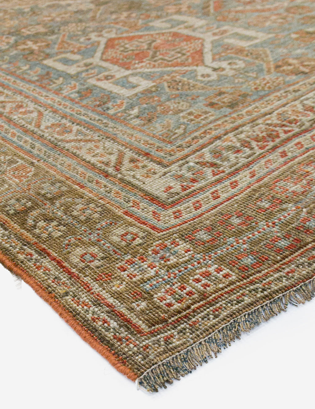 Lulu and Georgia - Vintage Turkish Hand - Knotted Wool Rug No. 443, 6'4" x 9'6"
