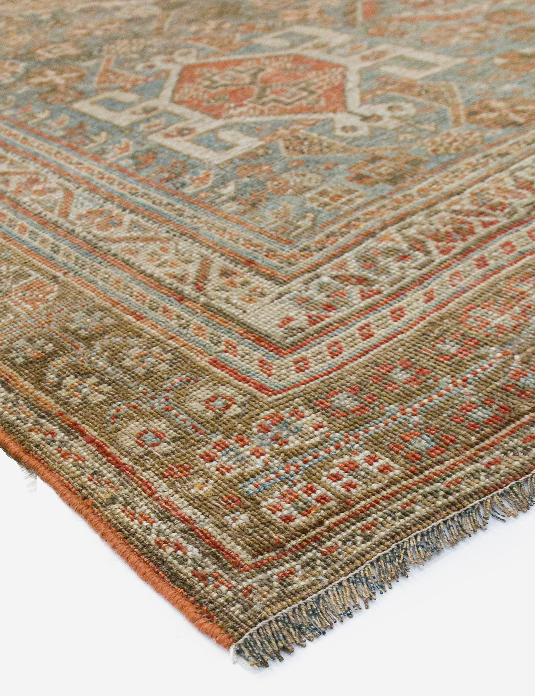 Lulu and Georgia - Vintage Turkish Hand - Knotted Wool Rug No. 443, 6'4" x 9'6"