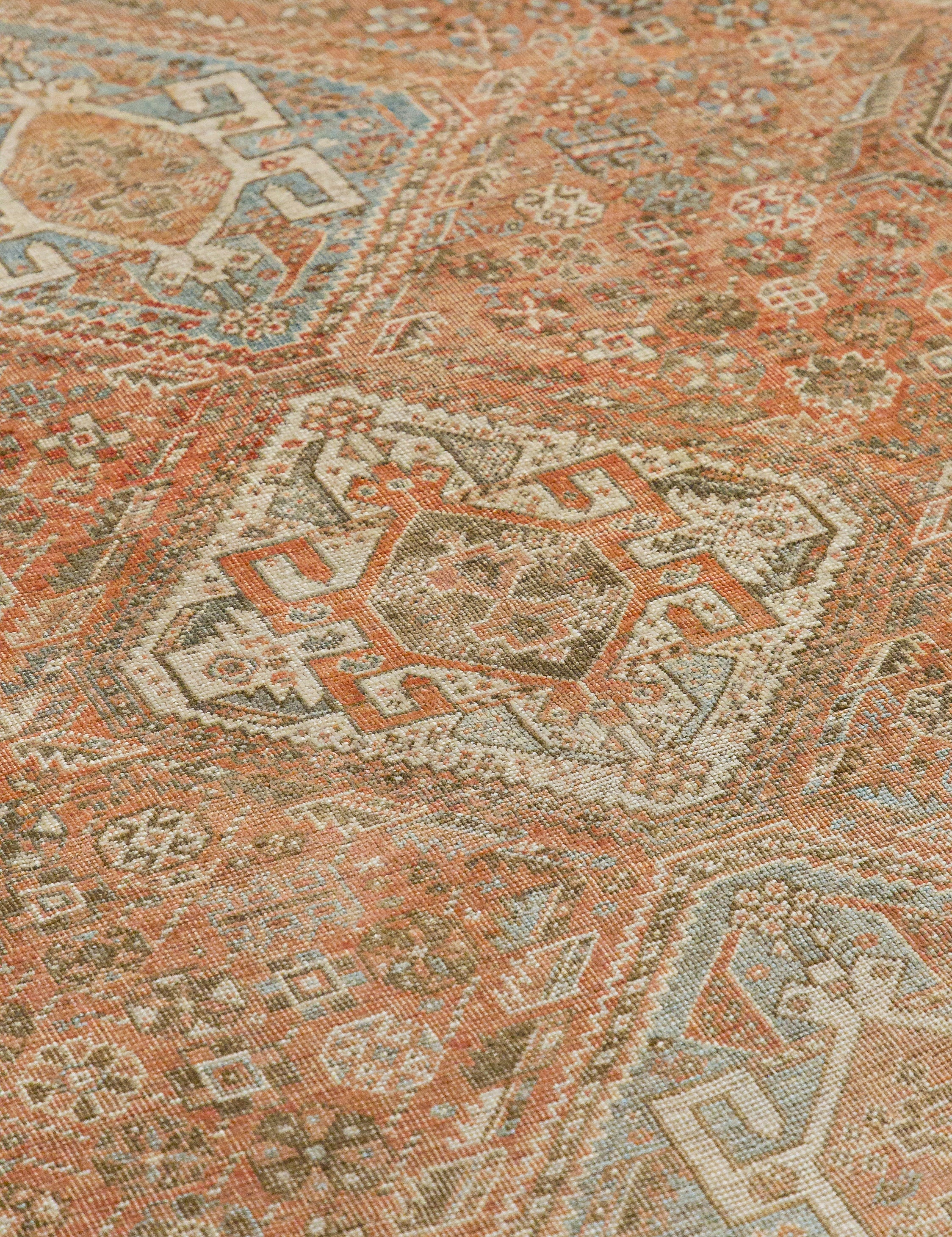 Lulu and Georgia - Vintage Turkish Hand - Knotted Wool Rug No. 443, 6'4" x 9'6"