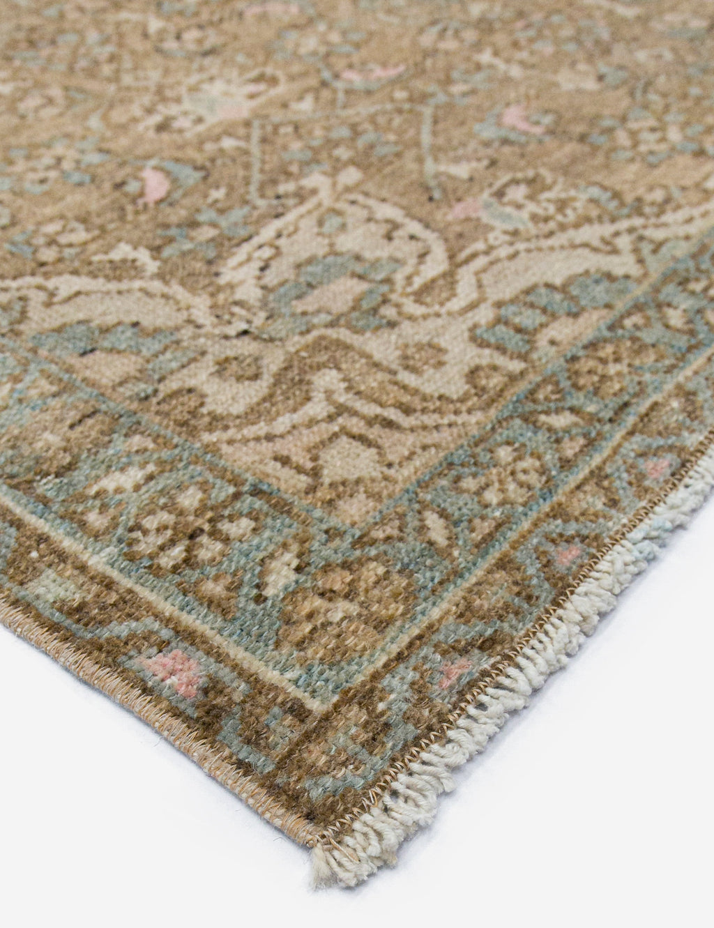 Lulu and Georgia - Vintage Turkish Hand - Knotted Wool Rug No. 445, 3'8" x 6'4"