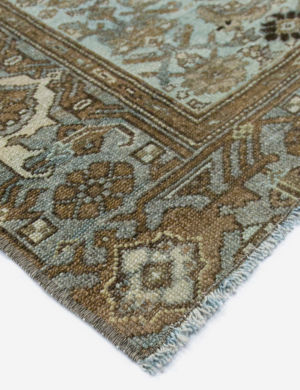 Lulu and Georgia - Vintage Turkish Hand - Knotted Wool Rug No. 447, 3'11" x 6'3"