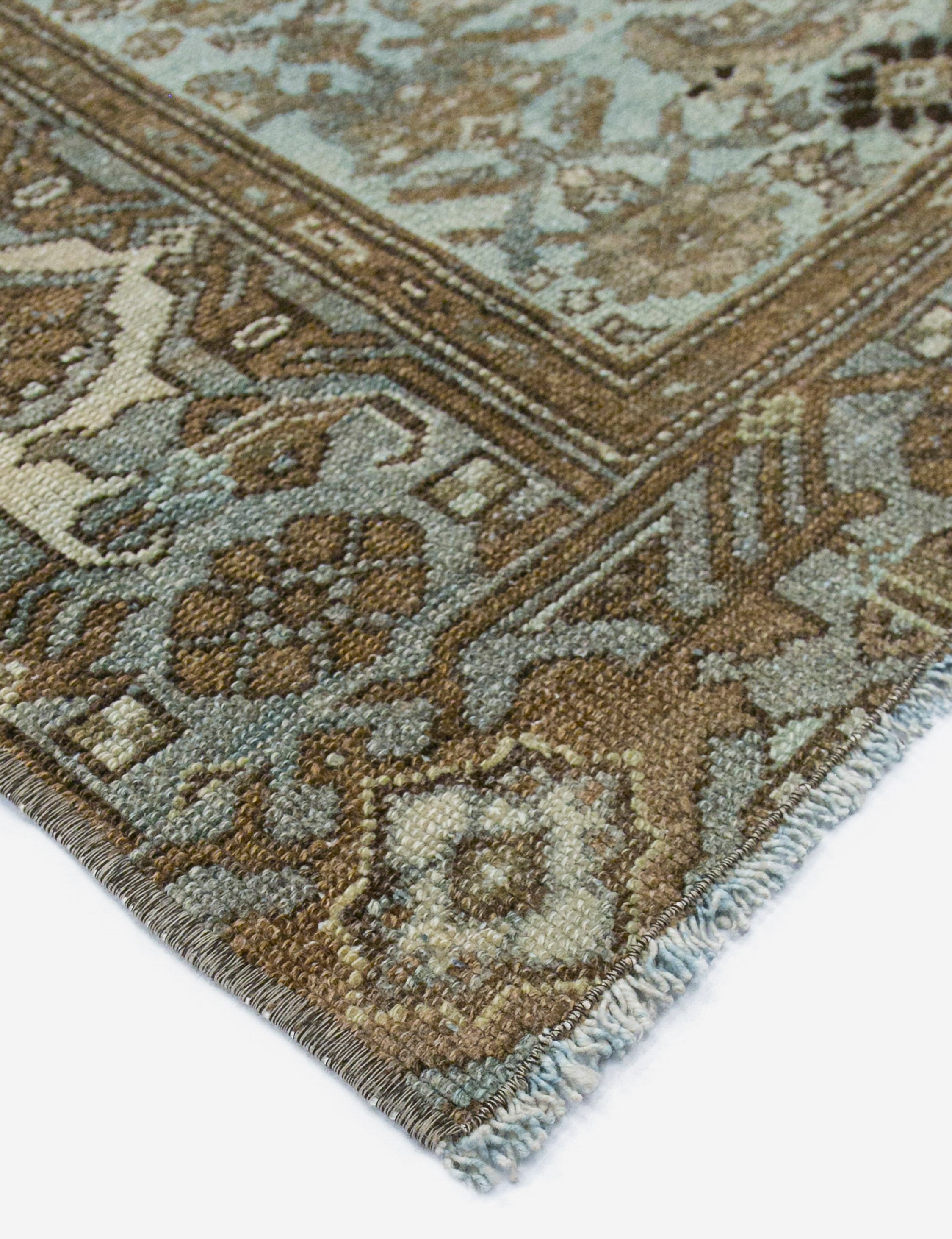 Lulu and Georgia - Vintage Turkish Hand - Knotted Wool Rug No. 447, 3'11" x 6'3"
