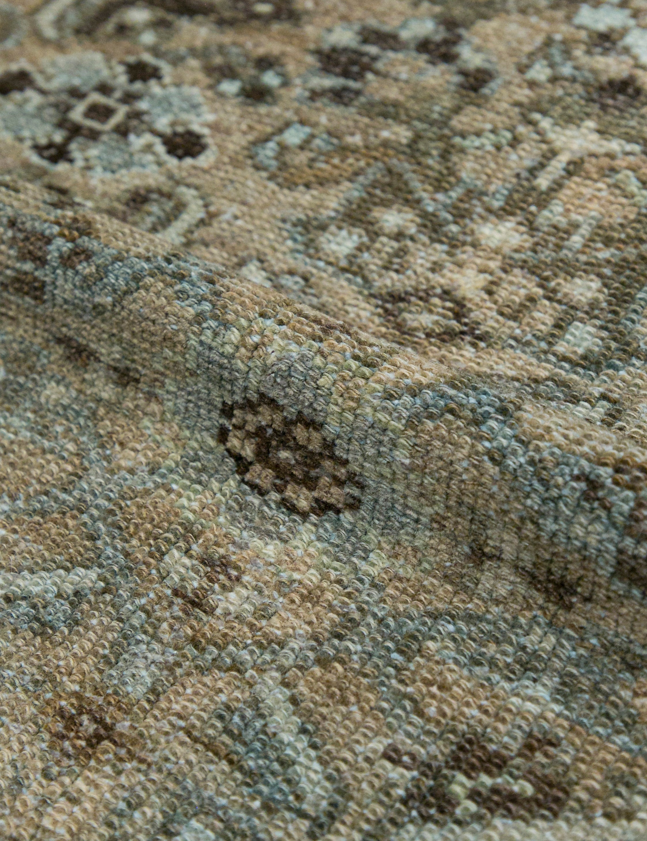 Lulu and Georgia - Vintage Turkish Hand - Knotted Wool Rug No. 447, 3'11" x 6'3"