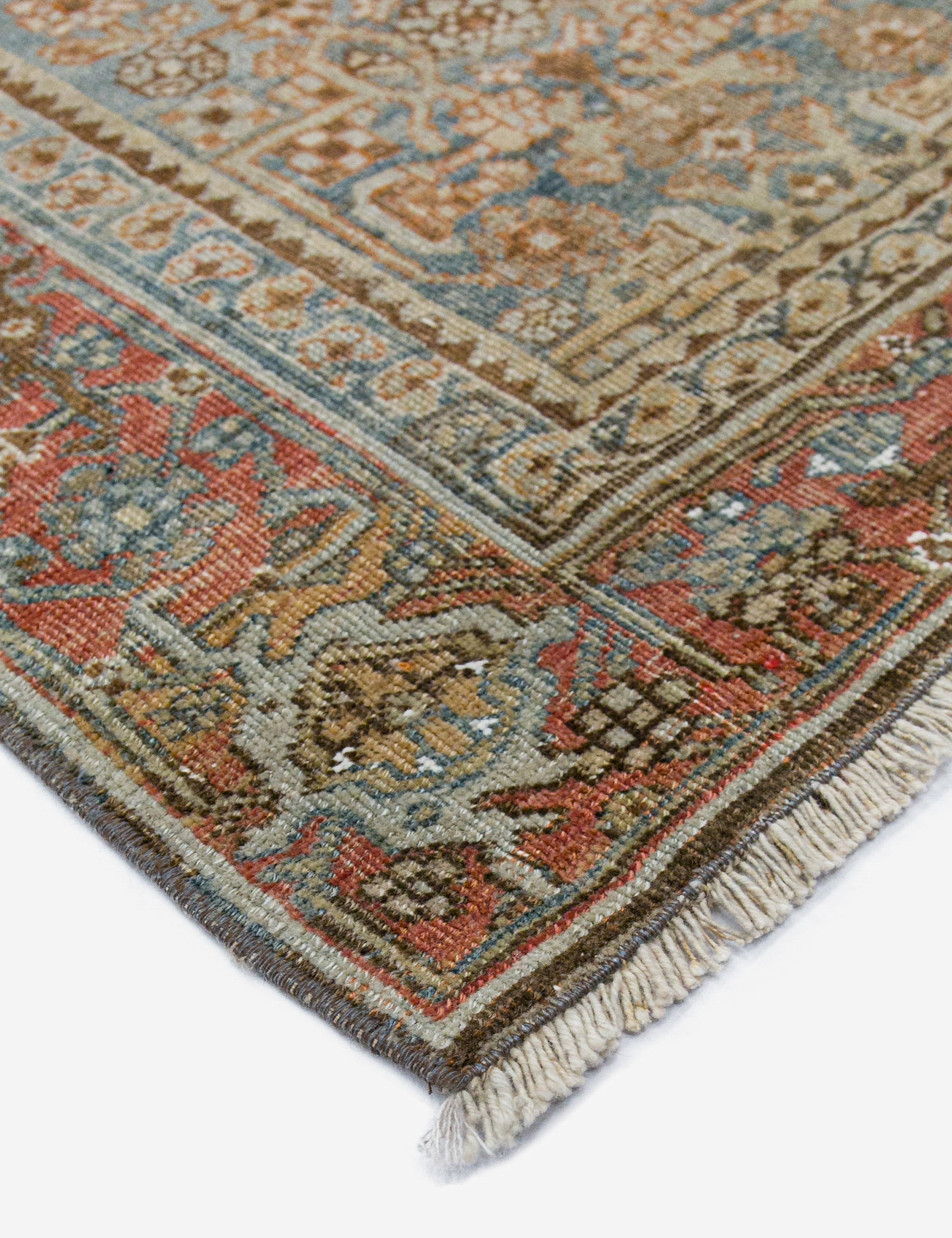 Lulu and Georgia - Vintage Turkish Hand - Knotted Wool Rug No. 448, 3'8" x 6'4"