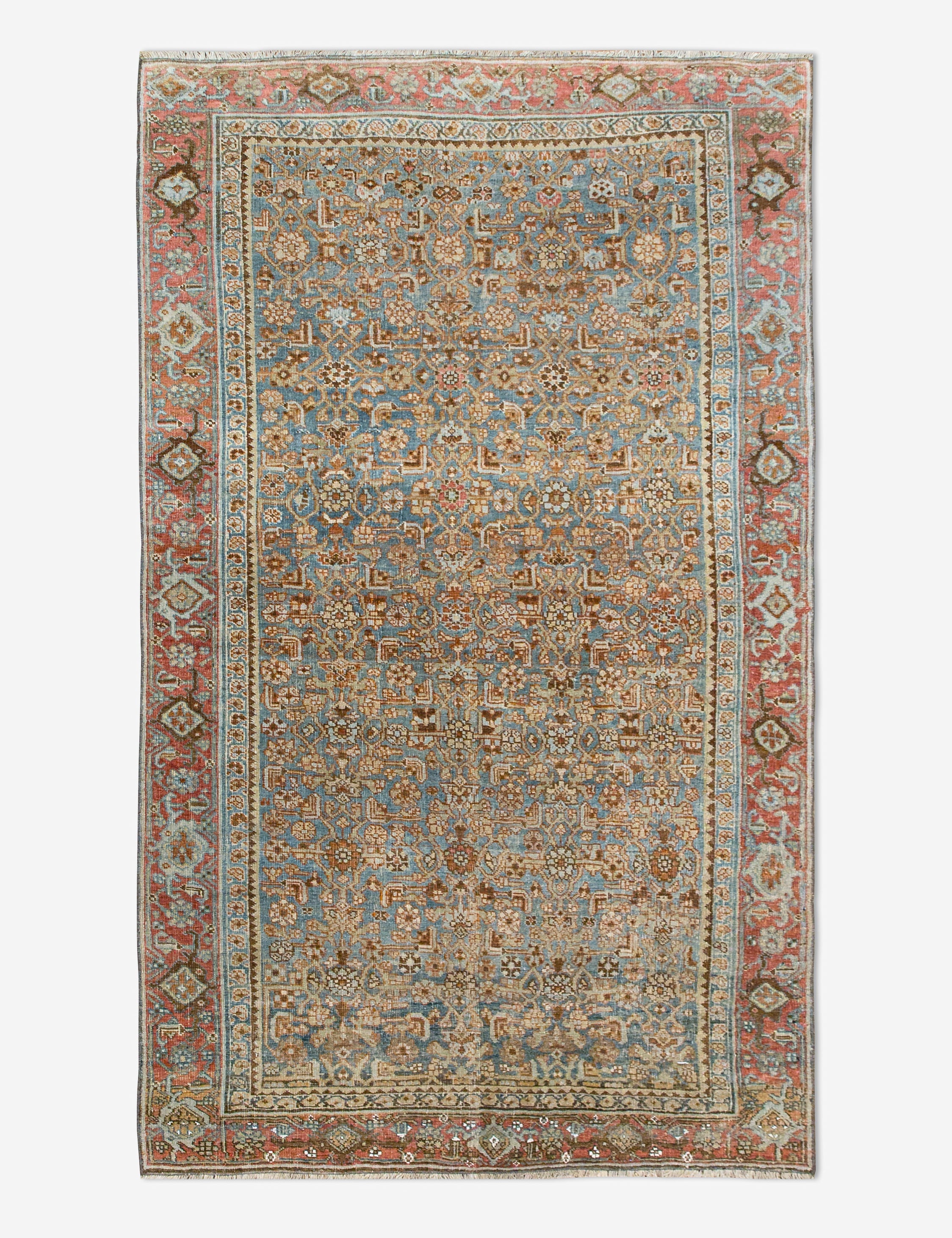 Lulu and Georgia - Vintage Turkish Hand - Knotted Wool Rug No. 448, 3'8" x 6'4"
