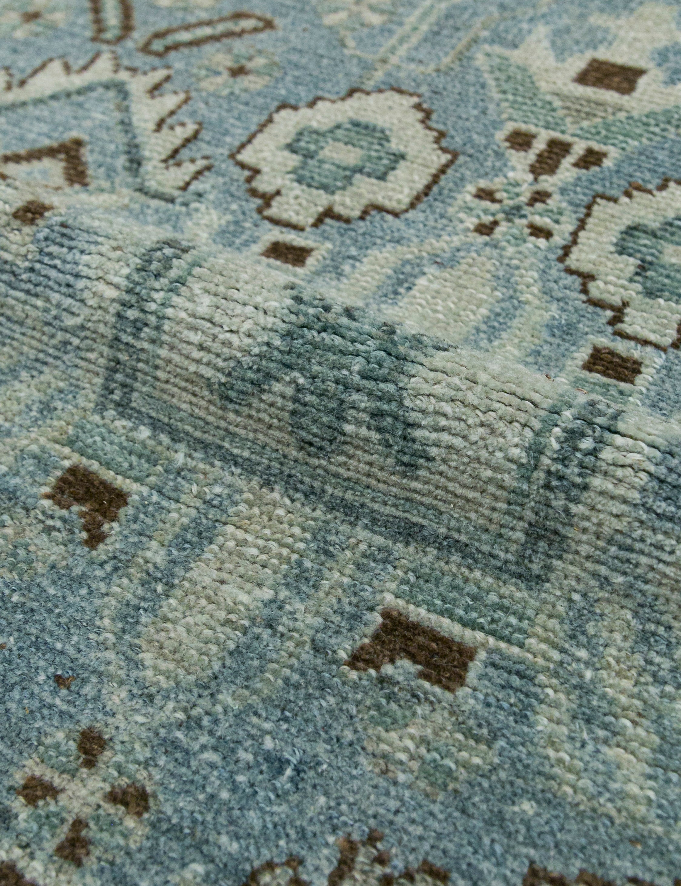 Lulu and Georgia - Vintage Turkish Hand - Knotted Wool Rug No. 451, 4'3" x 6'8"