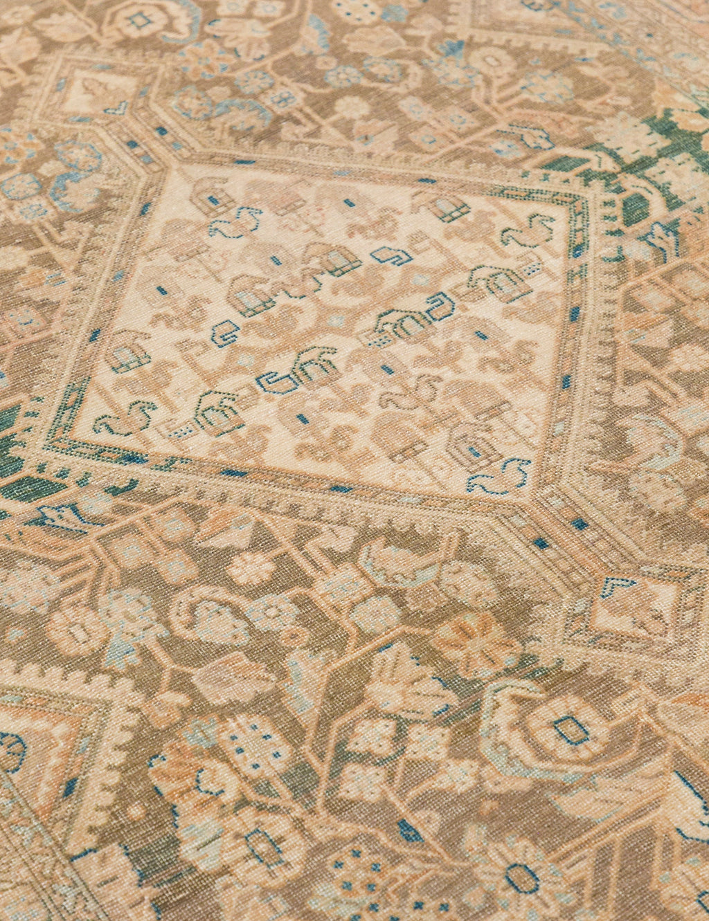 Lulu and Georgia - Vintage Turkish Hand - Knotted Wool Rug No. 452, 4' x 6'7"