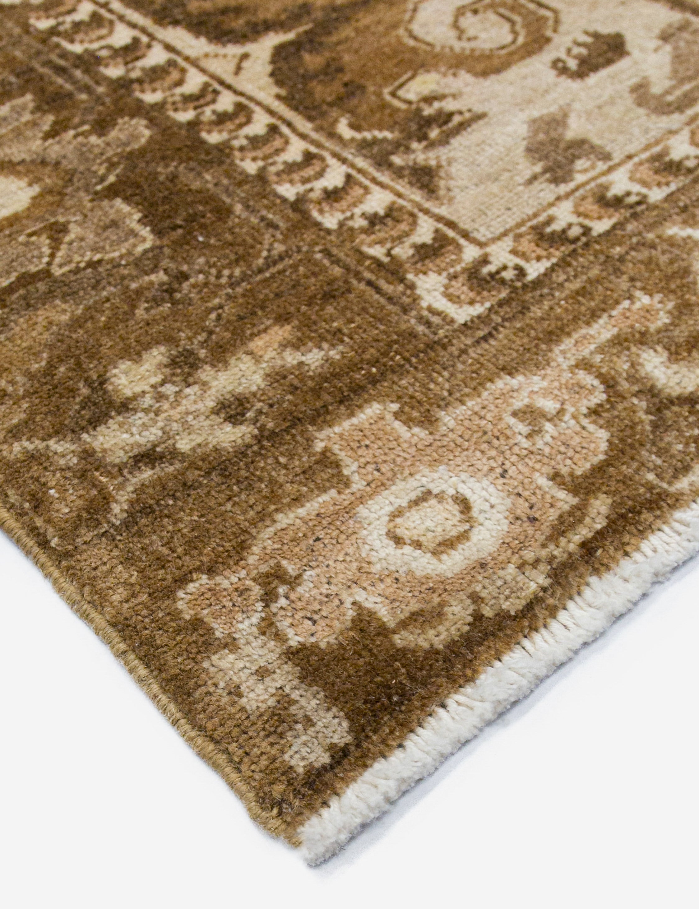 Lulu and Georgia - Vintage Turkish Hand - Knotted Wool Rug No. 455, 5'3" x 7'9"