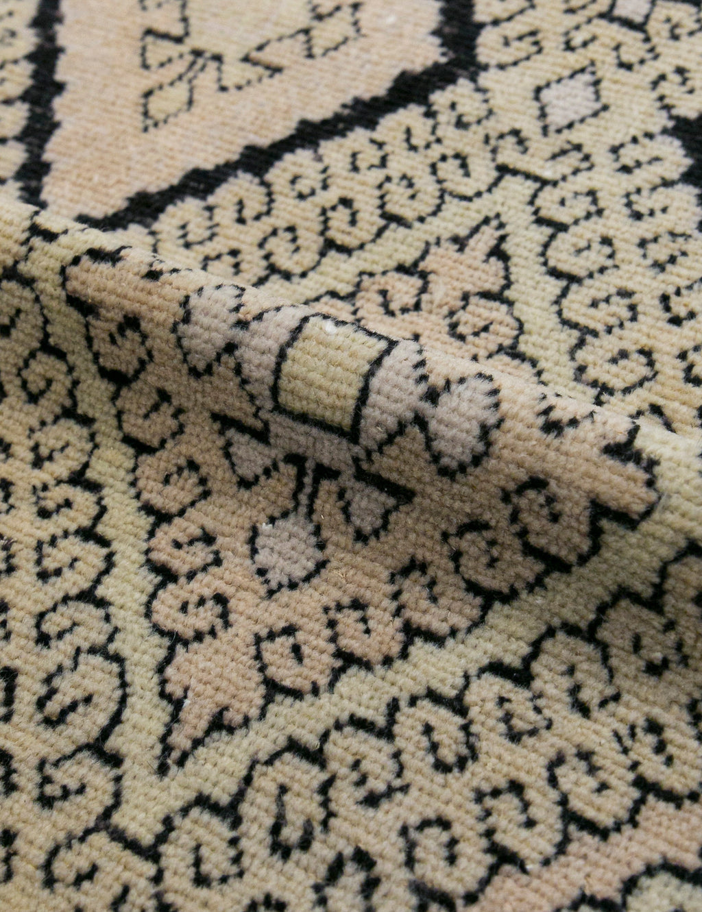 Lulu and Georgia - Vintage Turkish Hand - Knotted Wool Rug No. 456, 4'5" x 6'1"
