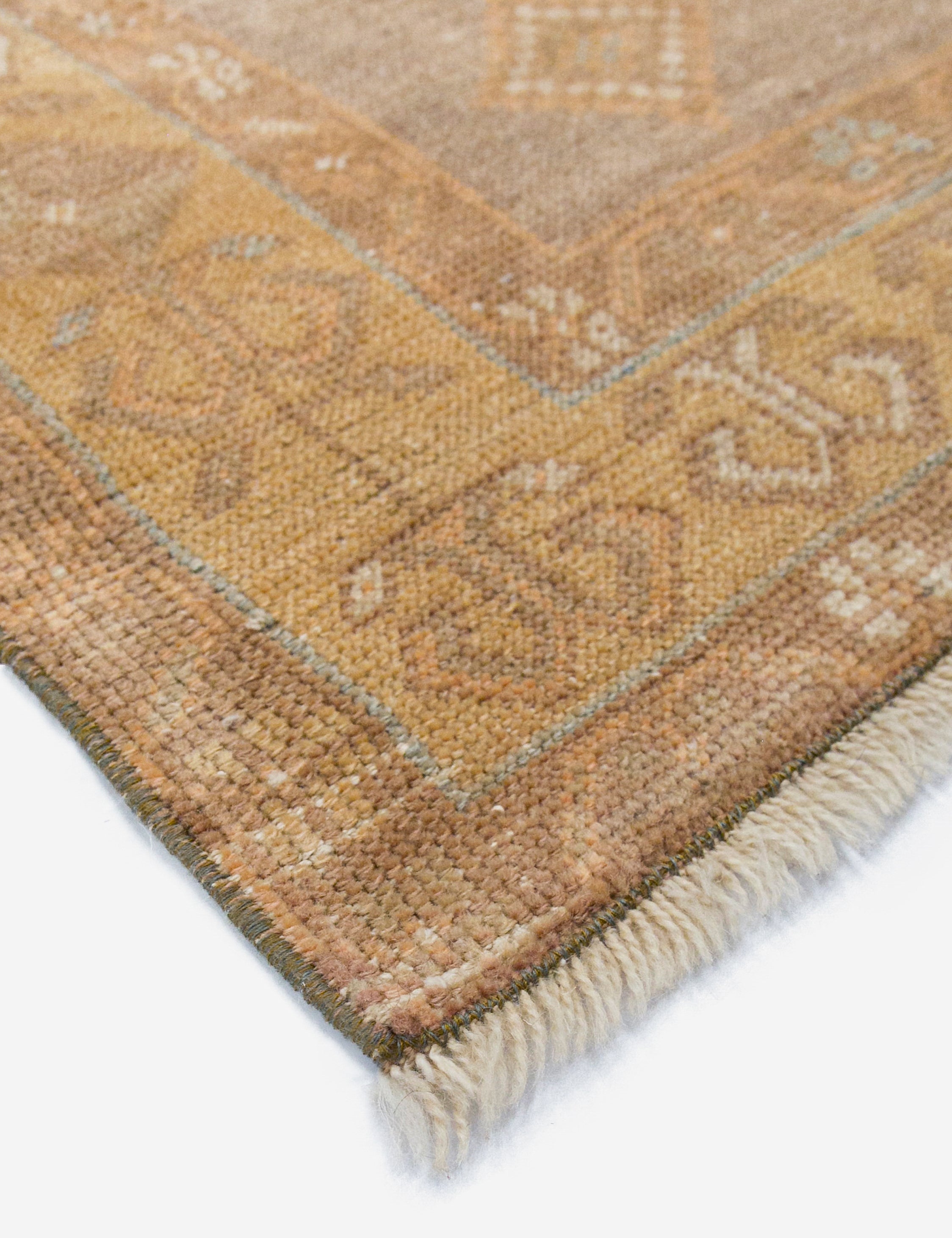 Lulu and Georgia - Vintage Turkish Hand - Knotted Wool Rug No. 457, 3'5" x 6'1"
