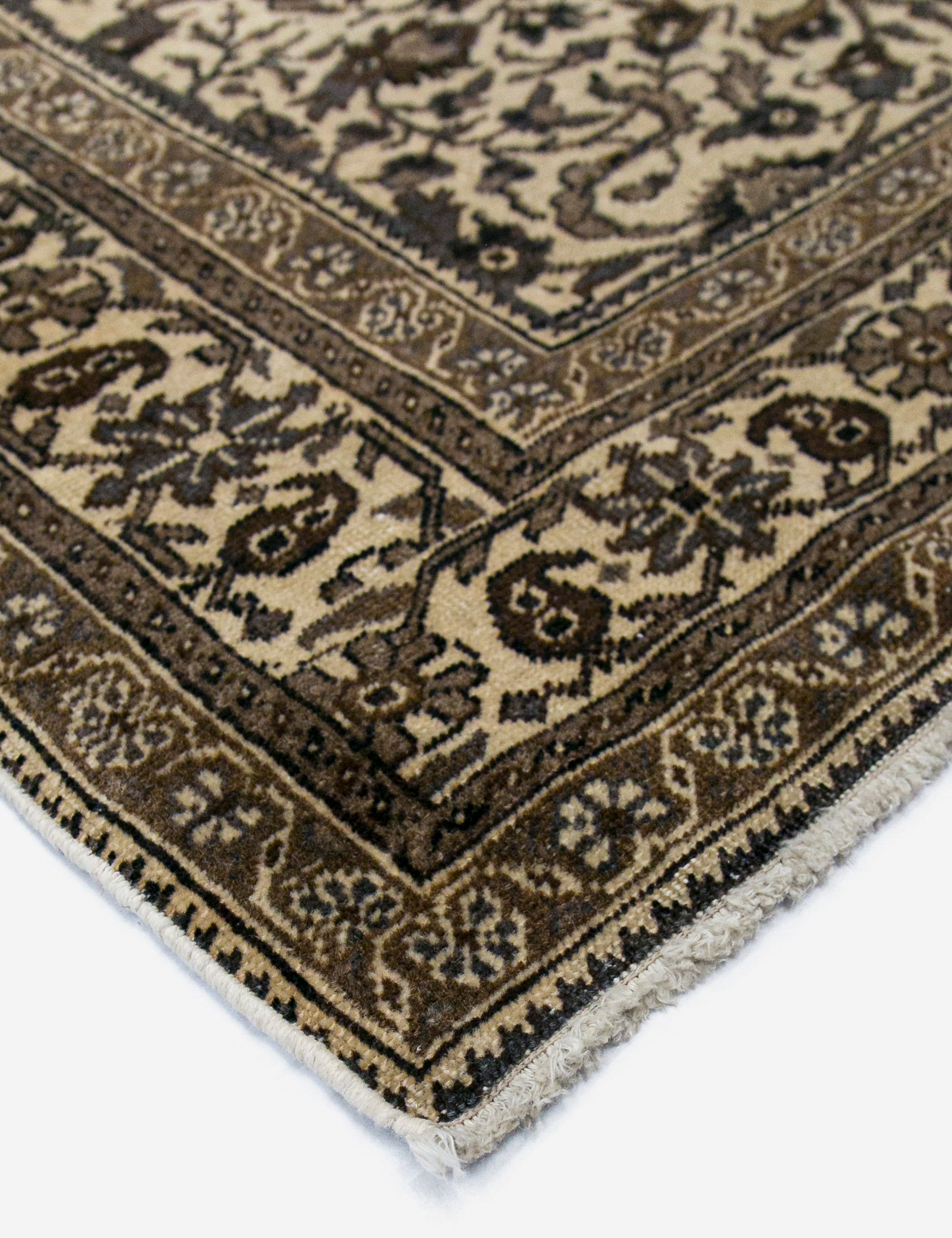 Lulu and Georgia - Vintage Turkish Hand - Knotted Wool Rug No. 458, 4'11" x 7'3"