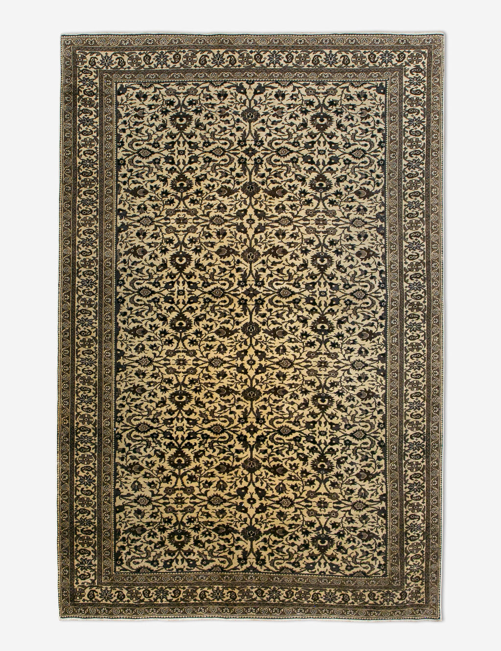 Lulu and Georgia - Vintage Turkish Hand - Knotted Wool Rug No. 458, 4'11" x 7'3"