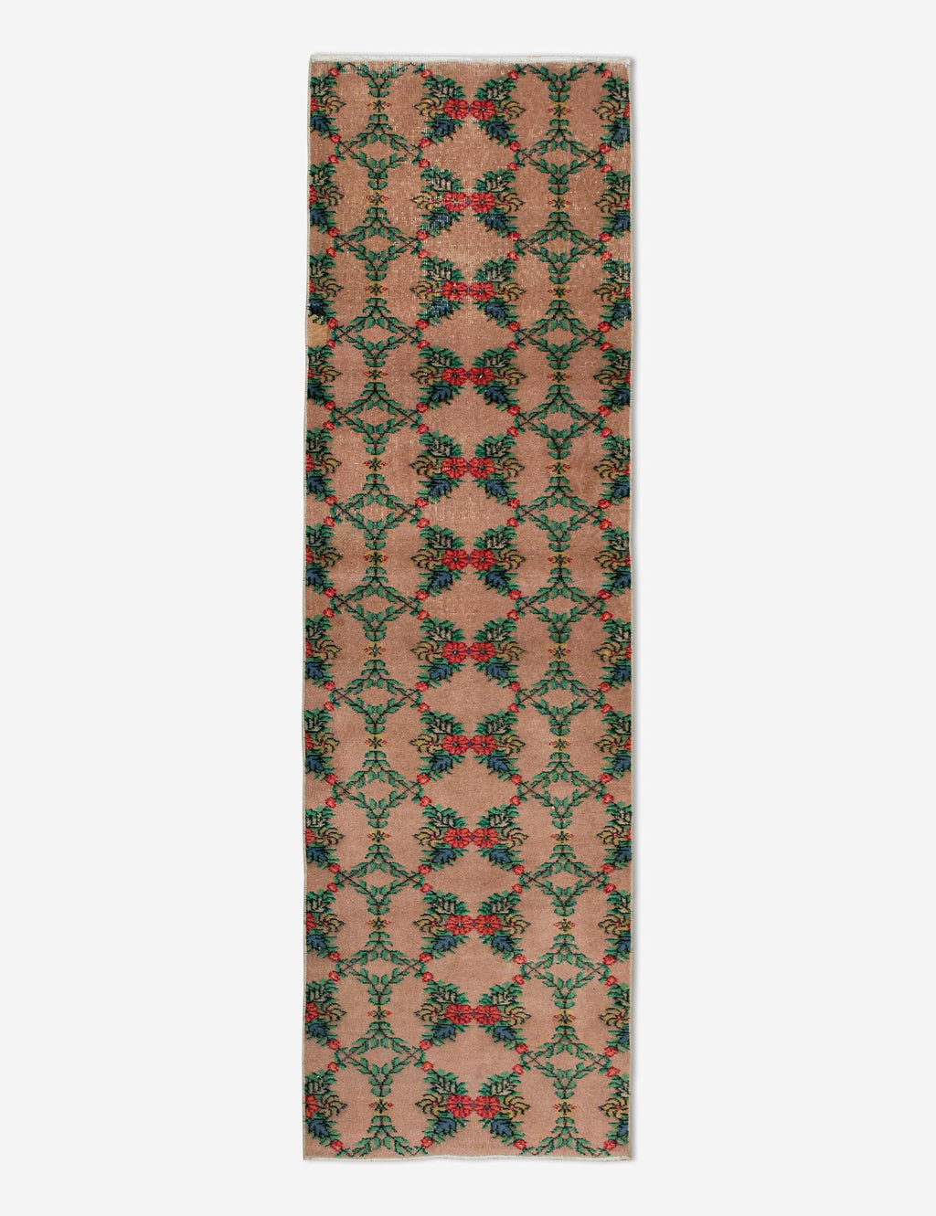 Lulu and Georgia - Vintage Turkish Hand - Knotted Wool Runner Rug No. 238, 2'5" x 8'8"