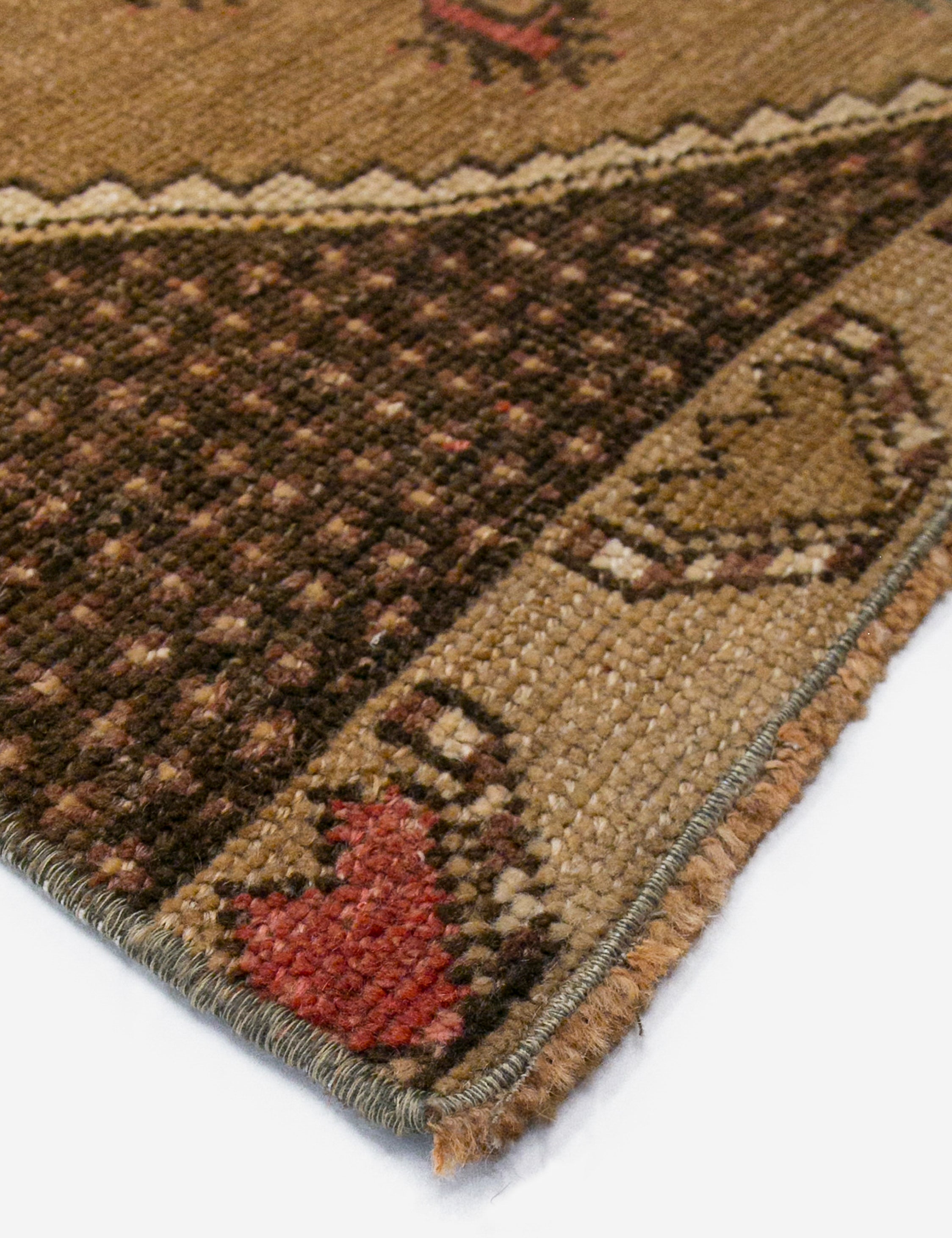 Lulu and Georgia - Vintage Turkish Hand - Knotted Wool Runner Rug No. 239, 2'10" x 12'2"