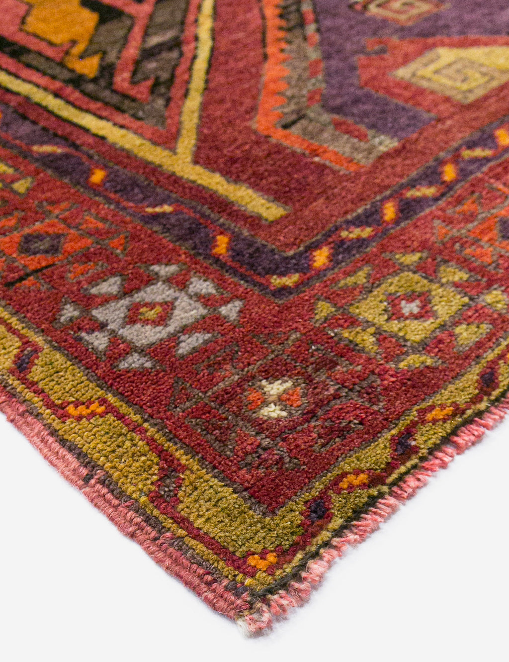 Lulu and Georgia - Vintage Turkish Hand - Knotted Wool Runner Rug No. 242, 4' x 14'1"