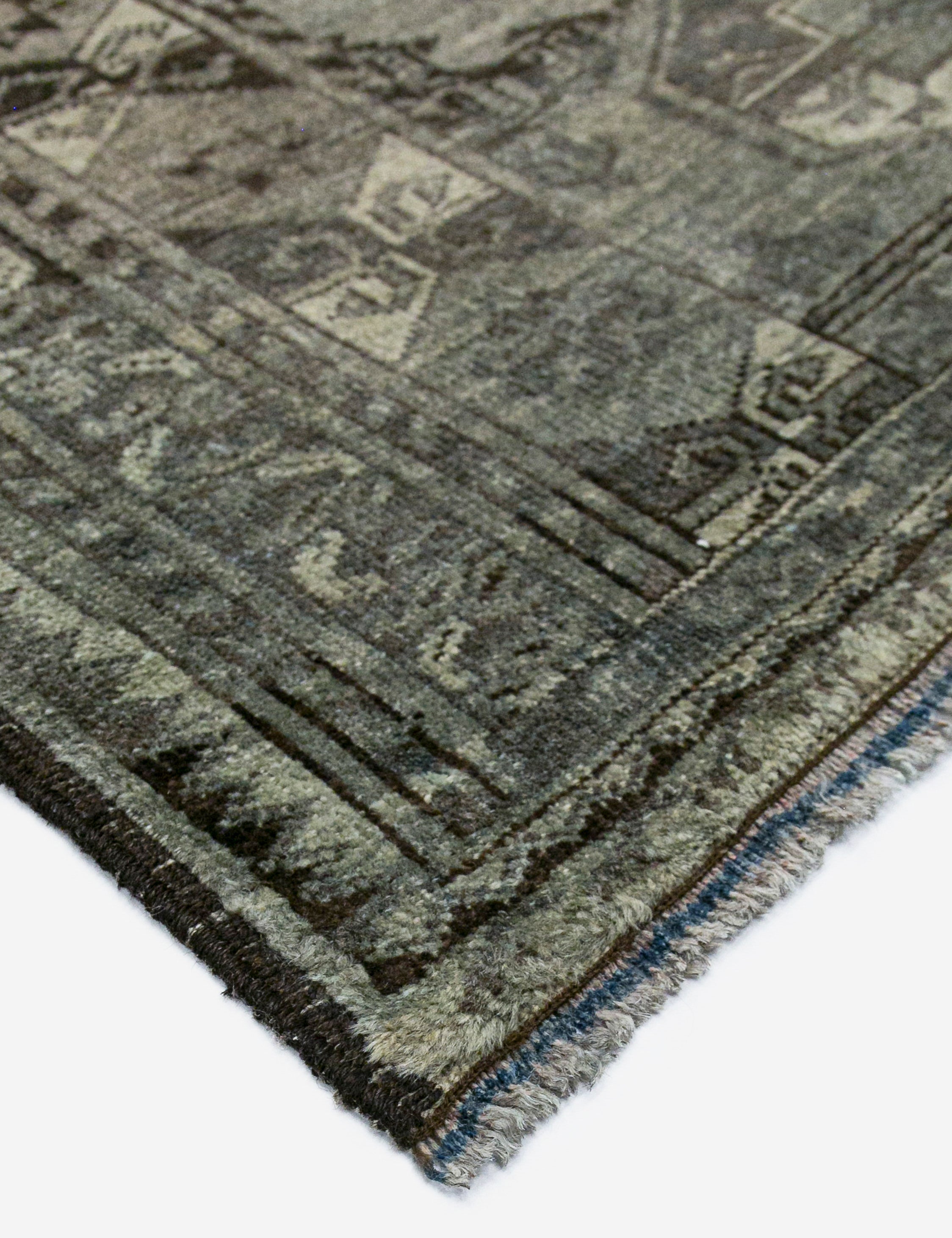 Lulu and Georgia - Vintage Turkish Hand - Knotted Wool Rug No. 460, 4'6" x 5'2"
