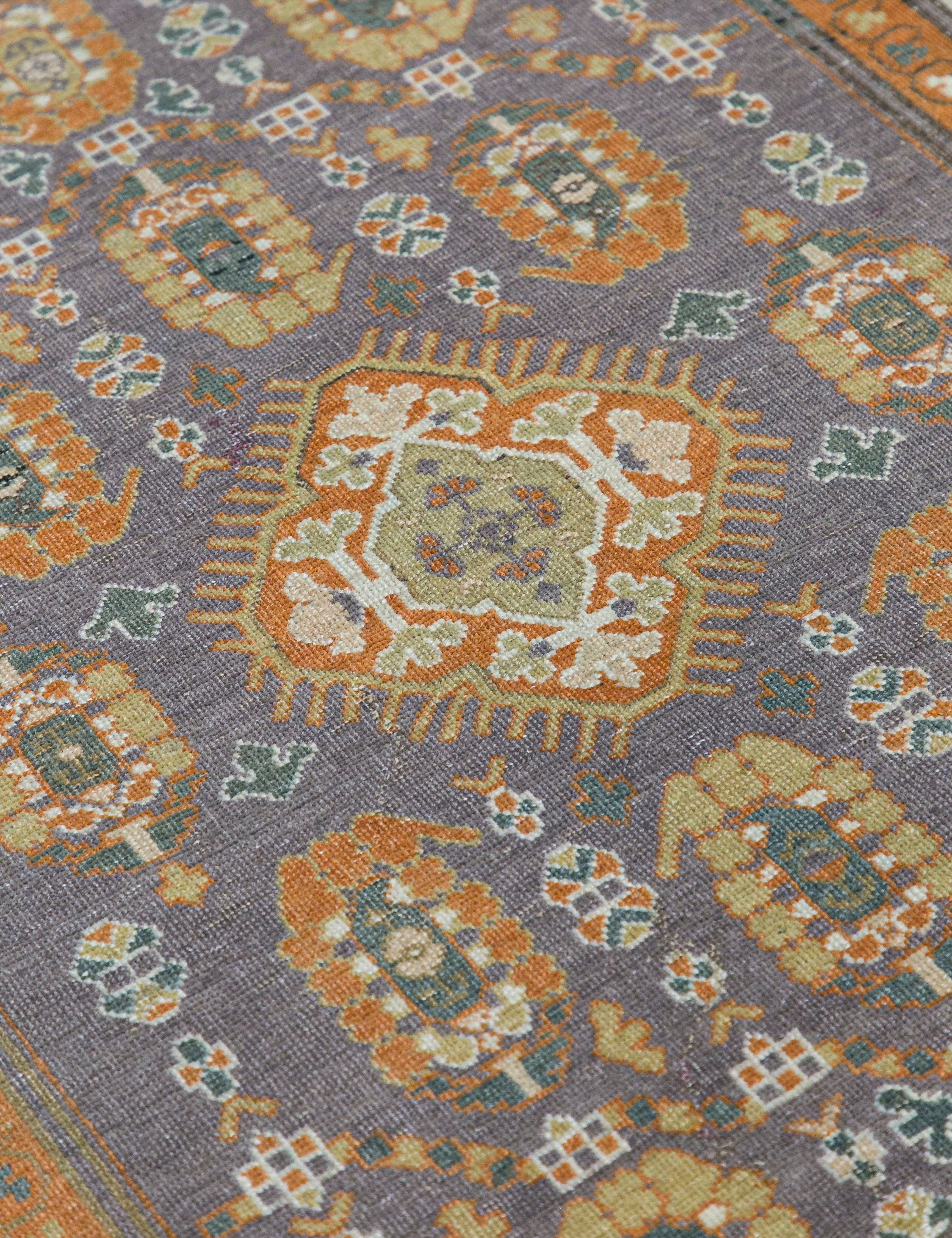 Lulu and Georgia - Vintage Turkish Hand - Knotted Wool Rug No. 461, 3'4" x 4'7"