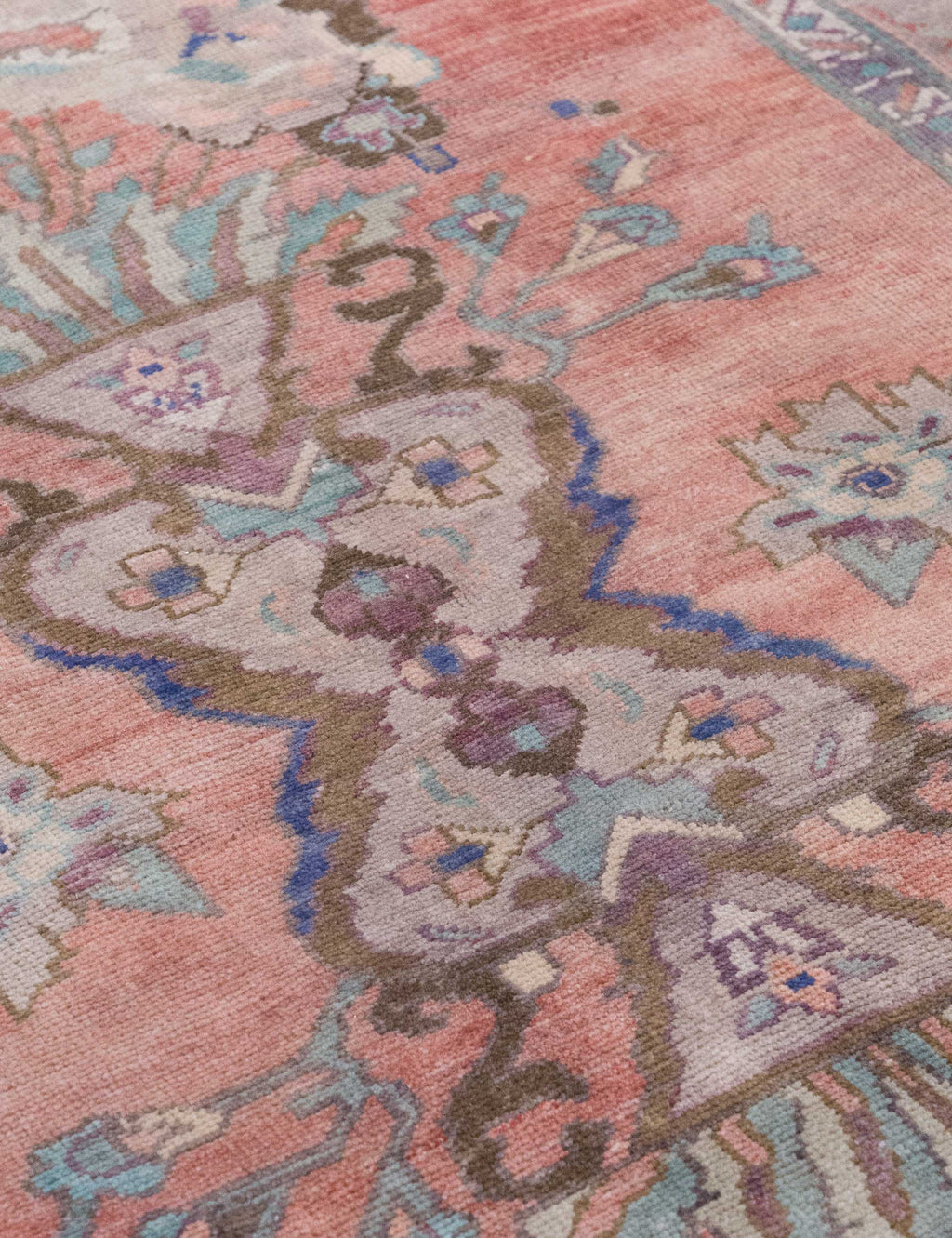 Lulu and Georgia - Vintage Turkish Hand - Knotted Wool Rug No. 585, 5'9" x 10'6"