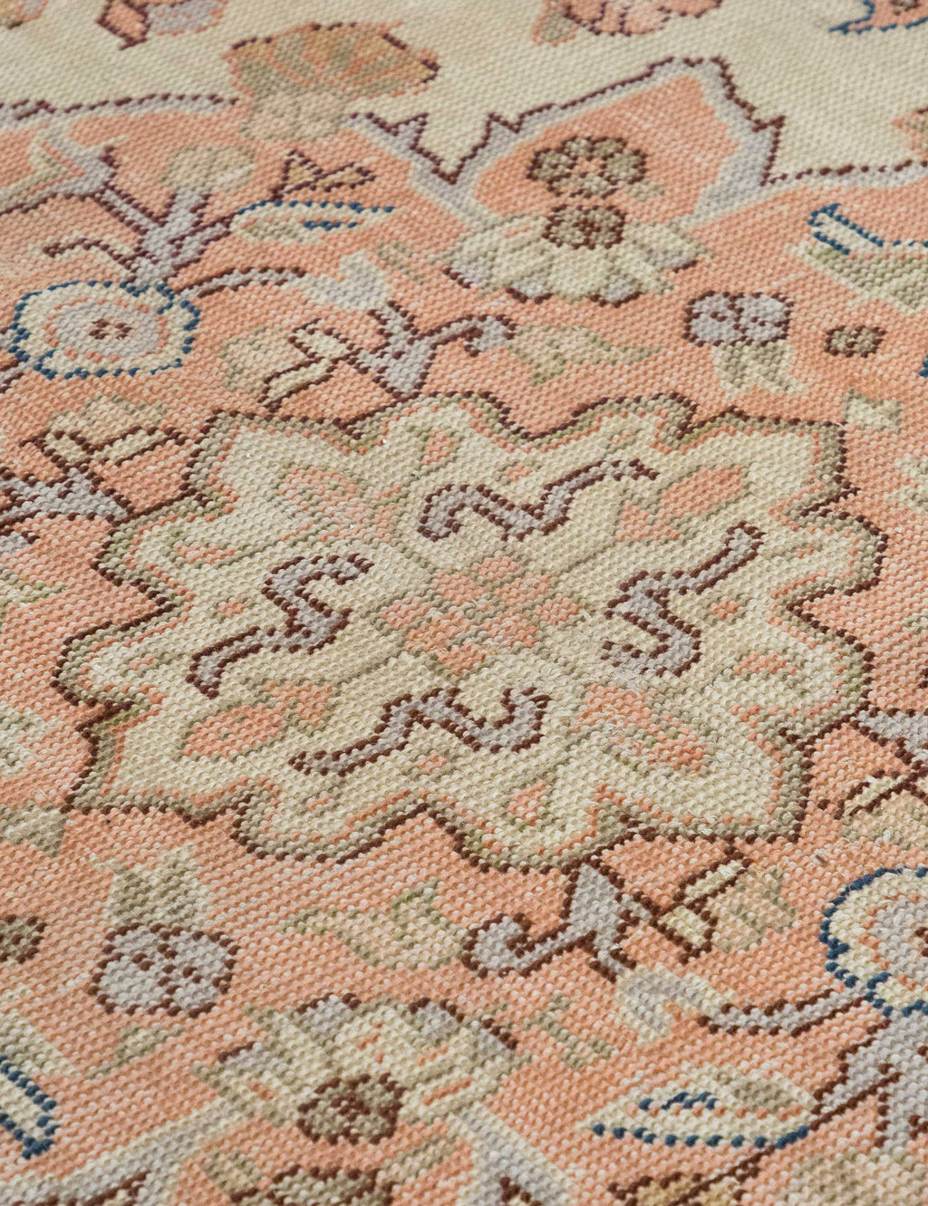 Lulu and Georgia - Vintage Turkish Hand - Knotted Wool Rug No. 587, 6'6" x 10'2"