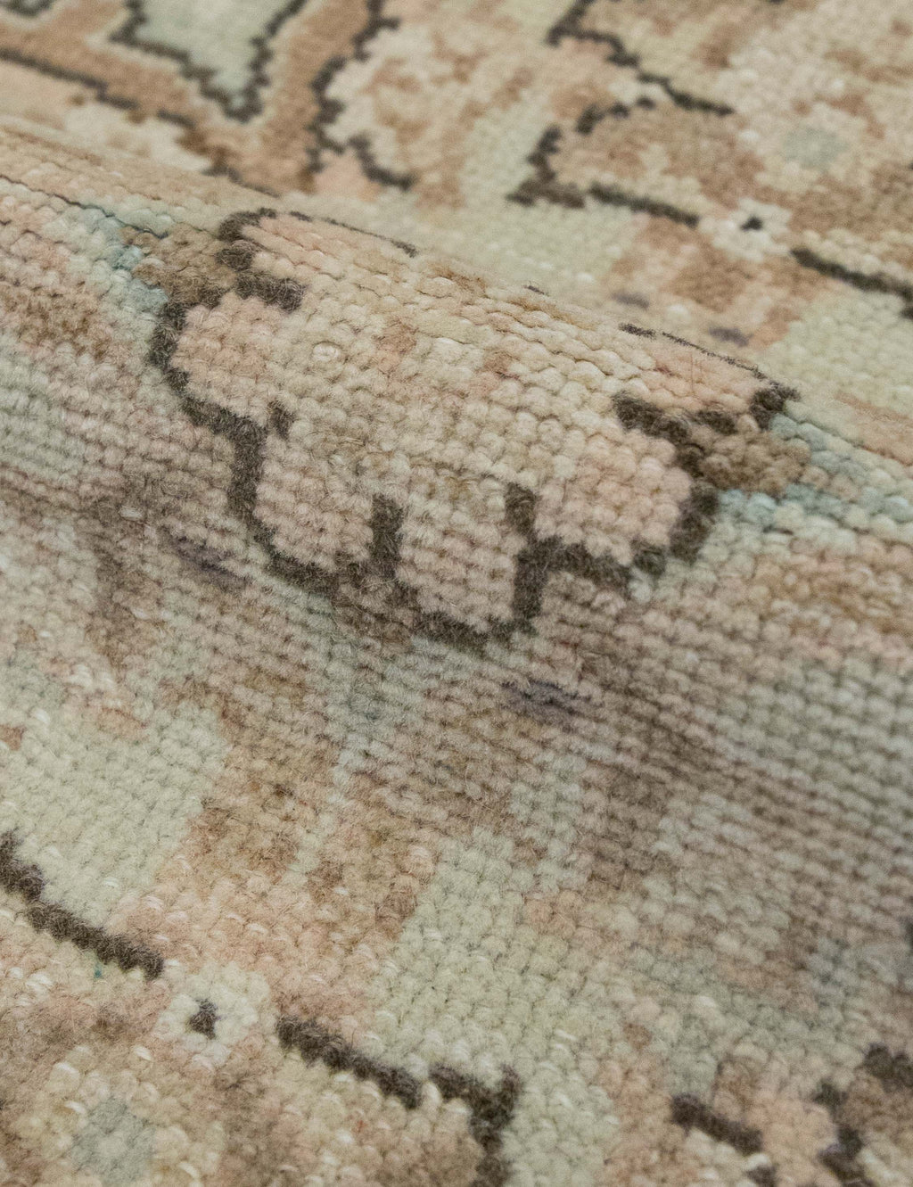 Lulu and Georgia - Vintage Turkish Hand - Knotted Wool Rug No. 588, 6'7" x 9'4"