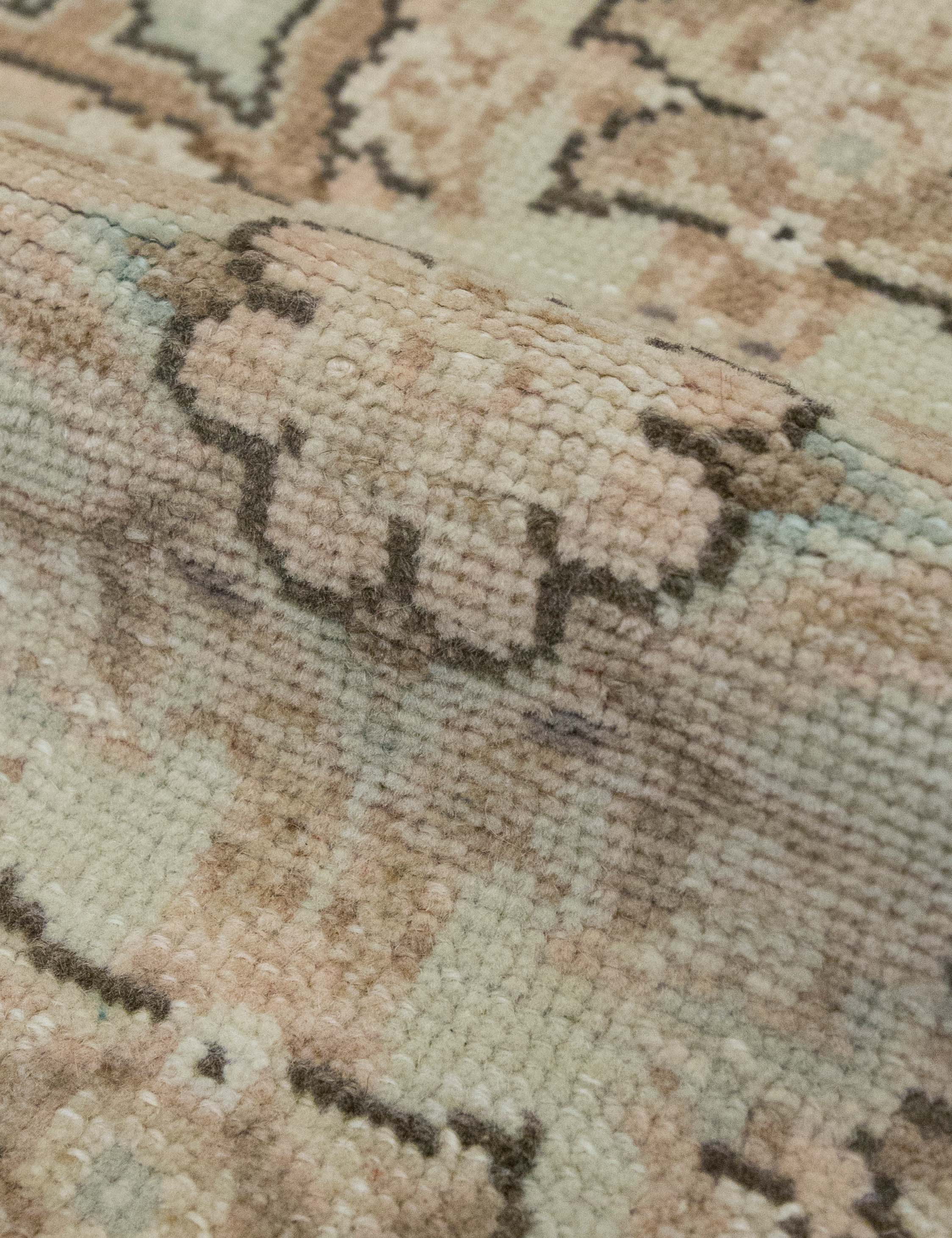 Lulu and Georgia - Vintage Turkish Hand - Knotted Wool Rug No. 588, 6'7" x 9'4"