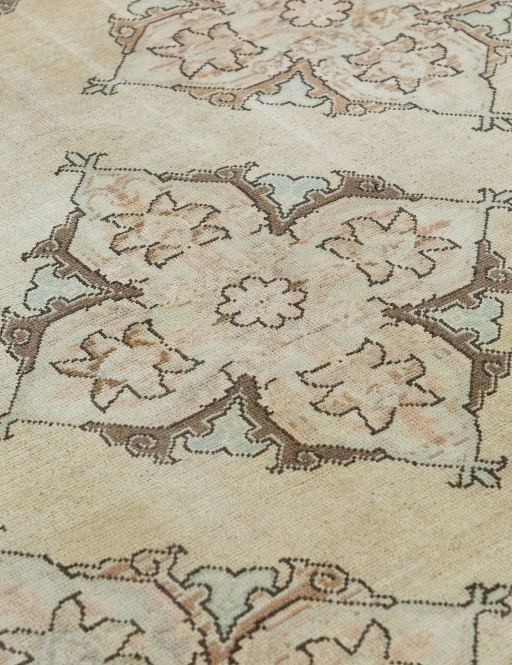 Lulu and Georgia - Vintage Turkish Hand - Knotted Wool Rug No. 588, 6'7" x 9'4"