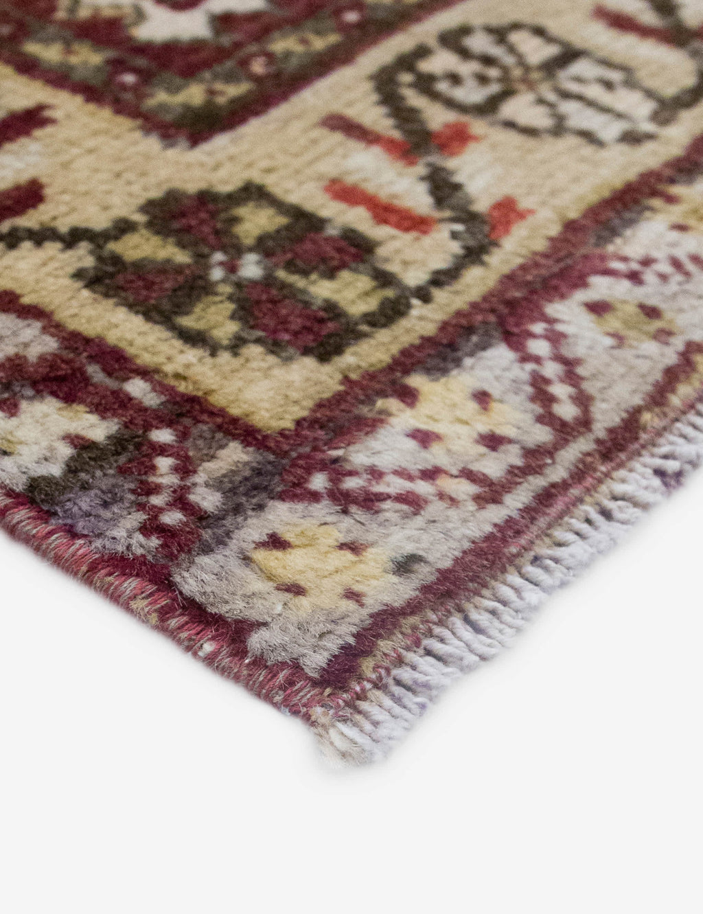 Lulu and Georgia - Vintage Turkish Hand - Knotted Wool Rug No. 590, 2'5" x 4'4"