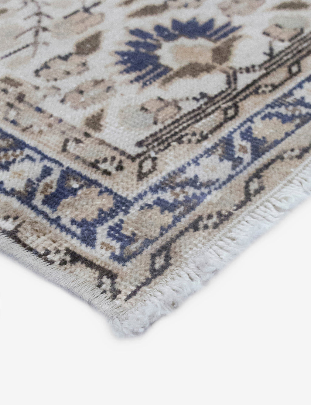 Lulu and Georgia - Vintage Turkish Hand - Knotted Wool Rug No. 591, 4'8" x 6'10"