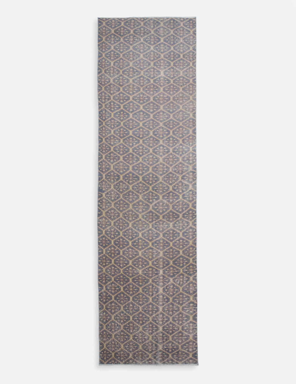 Lulu and Georgia - Vintage Turkish Hand - Knotted Wool Runner Rug No. 317, 2'6" x 10'10"
