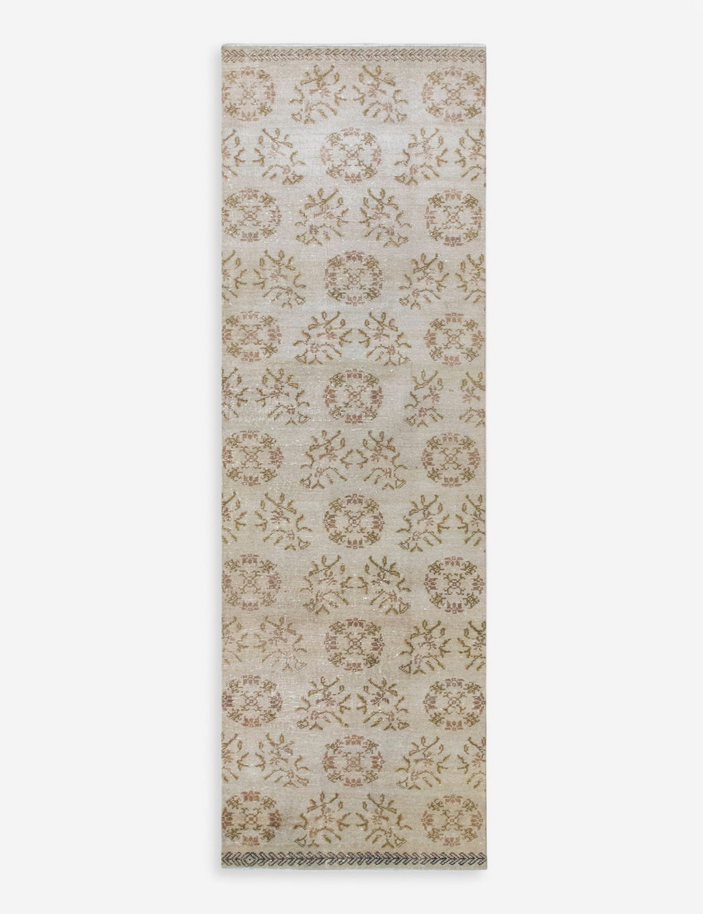 Lulu and Georgia - Vintage Turkish Hand - Knotted Wool Runner Rug No. 318, 2'3" x 8'10"