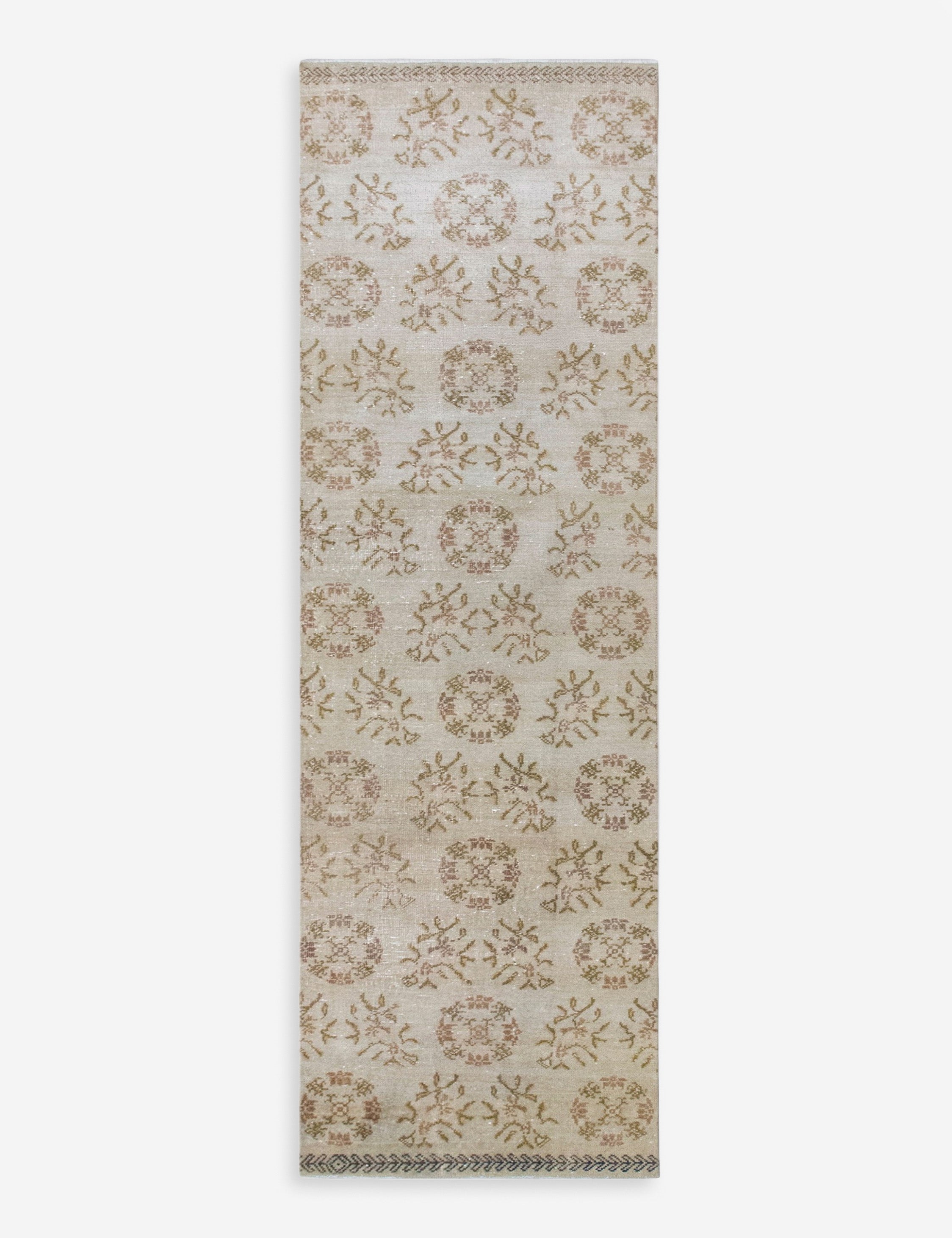 Lulu and Georgia - Vintage Turkish Hand - Knotted Wool Runner Rug No. 318, 2'3" x 8'10"