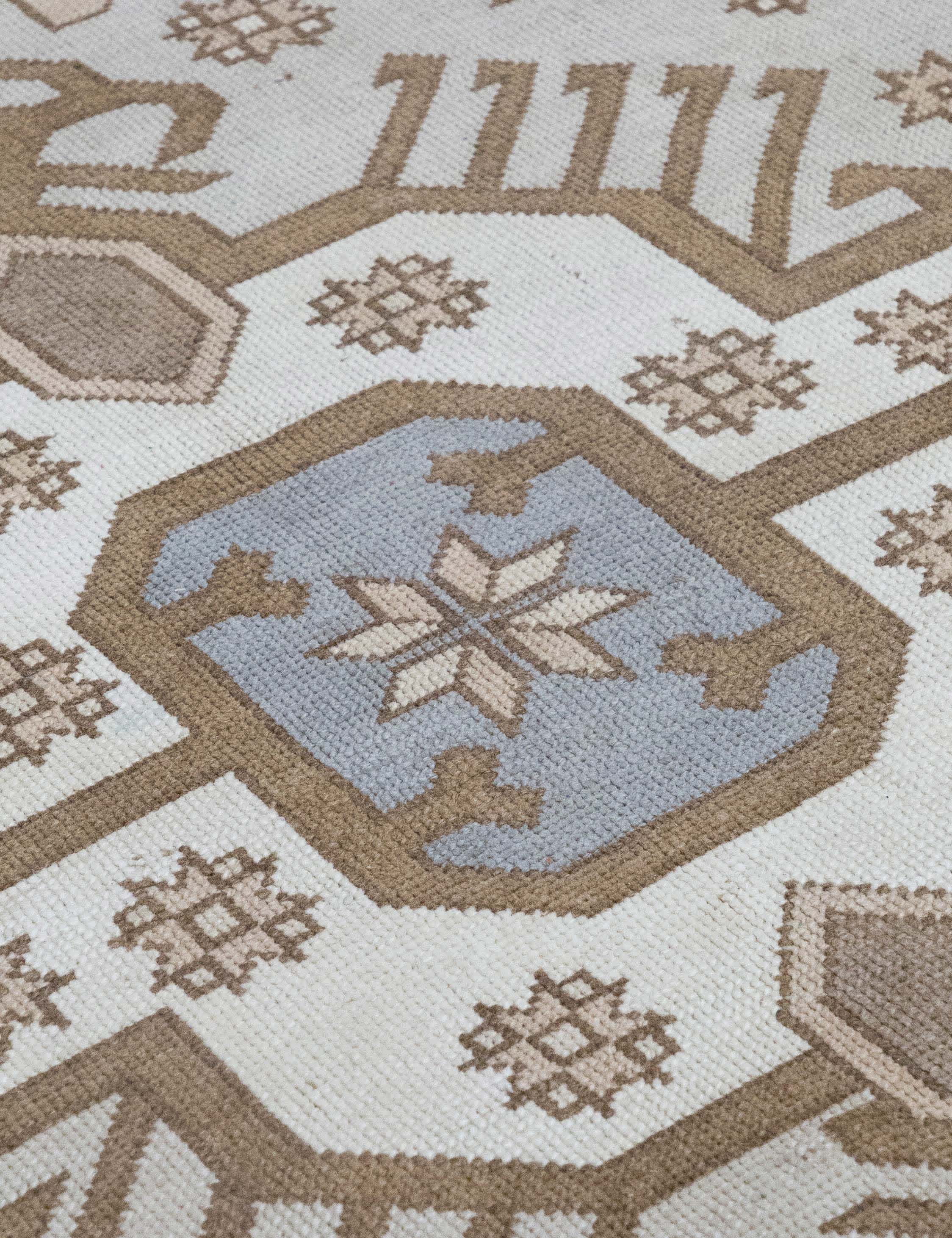 Lulu and Georgia - Vintage Turkish Hand - Knotted Wool Rug No. 600, 7'12" x 12'3"