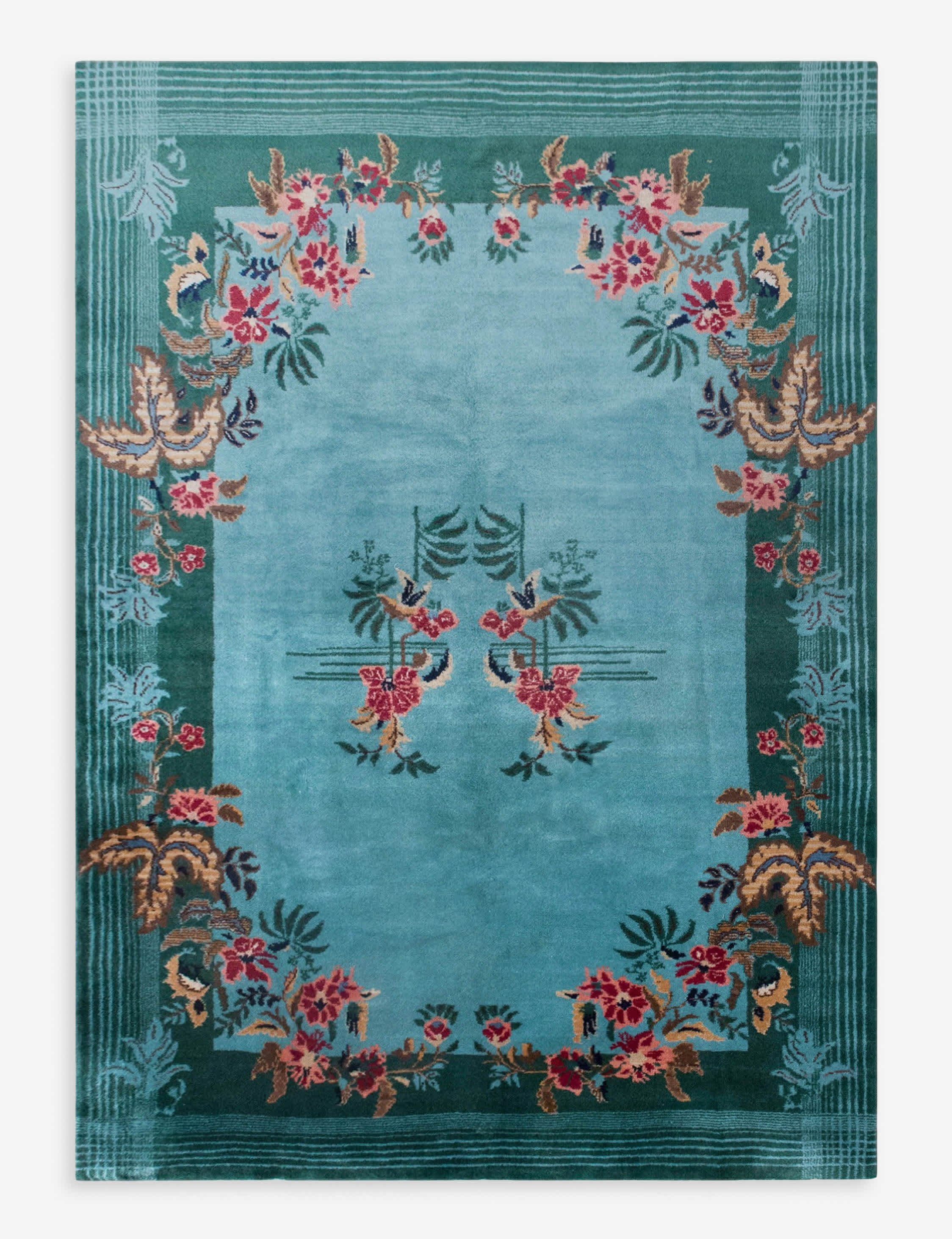 Lulu and Georgia - Vintage Turkish Hand - Knotted Wool Rug No. 604, 6'10" x 10'2"